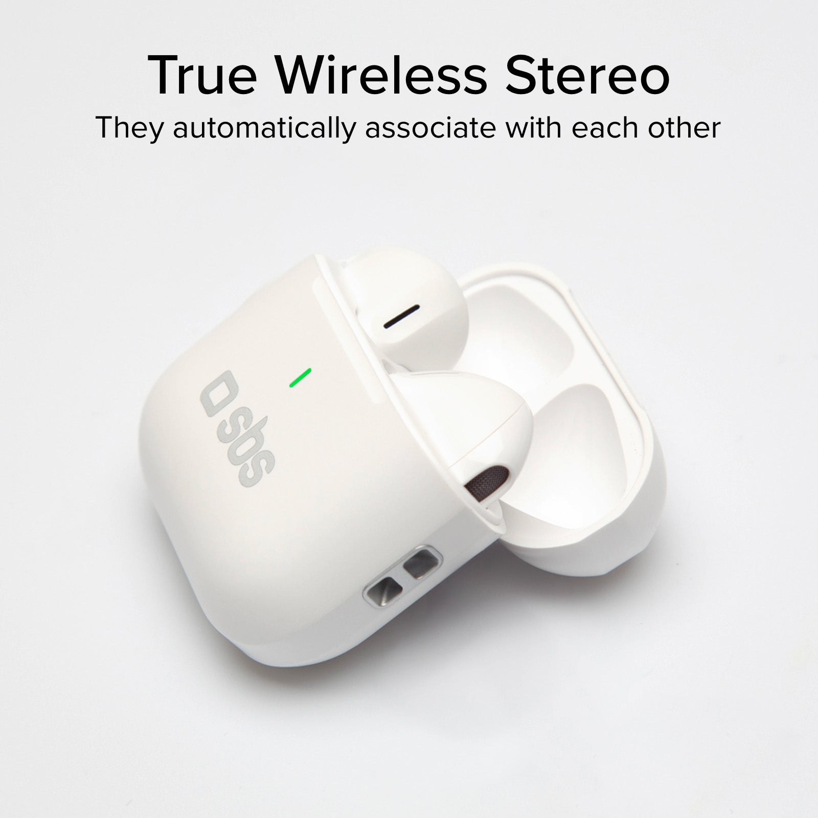 Auricolari TWS con custodia di ricarica da 250 mAh