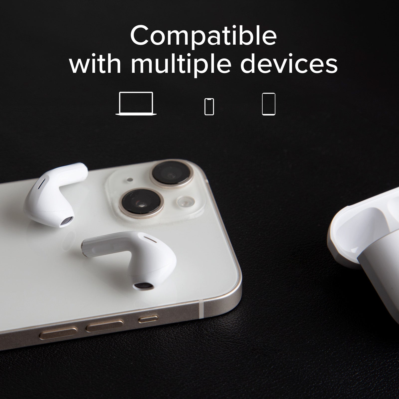 Auricolari TWS con custodia di ricarica da 250 mAh