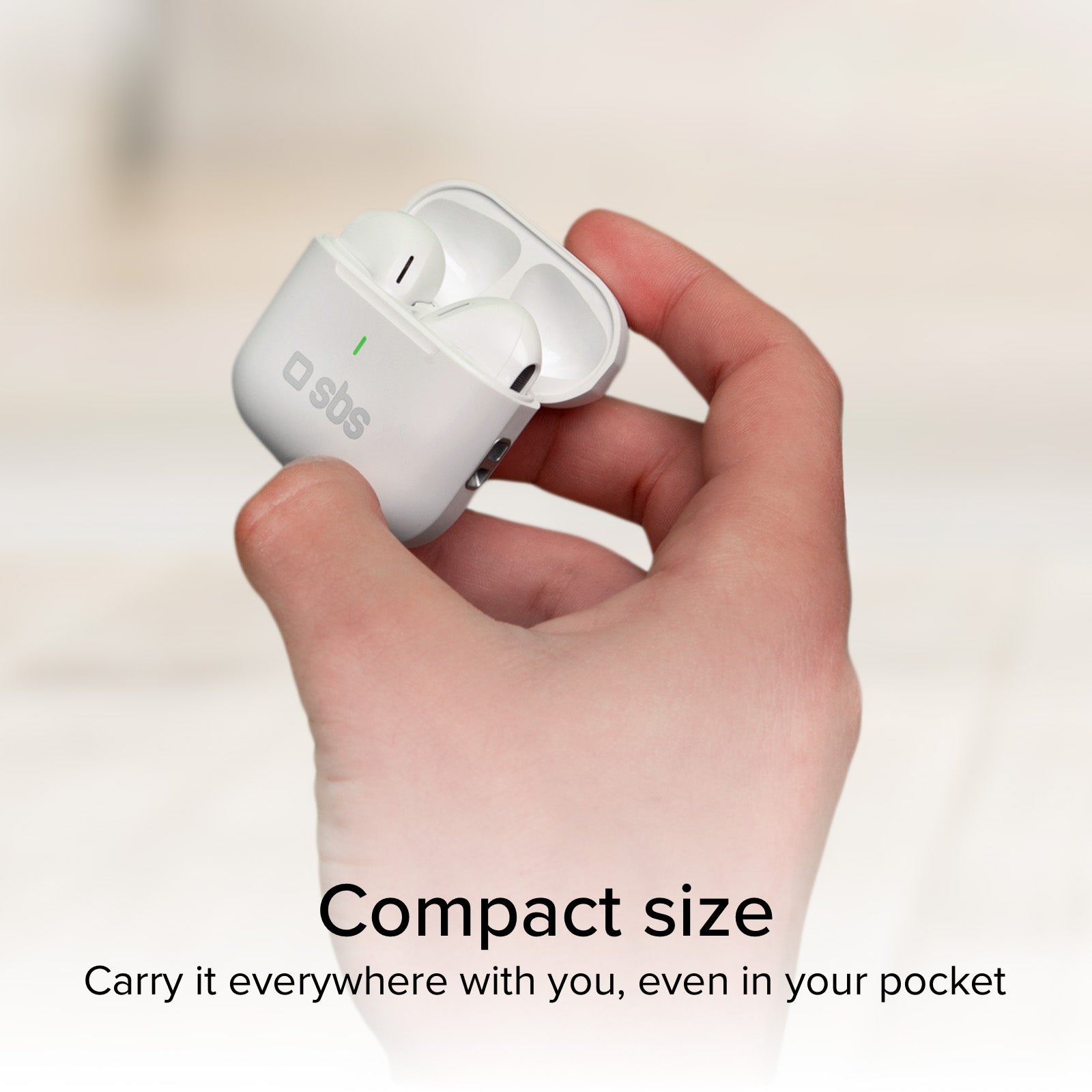 Auricolari TWS con custodia di ricarica da 250 mAh