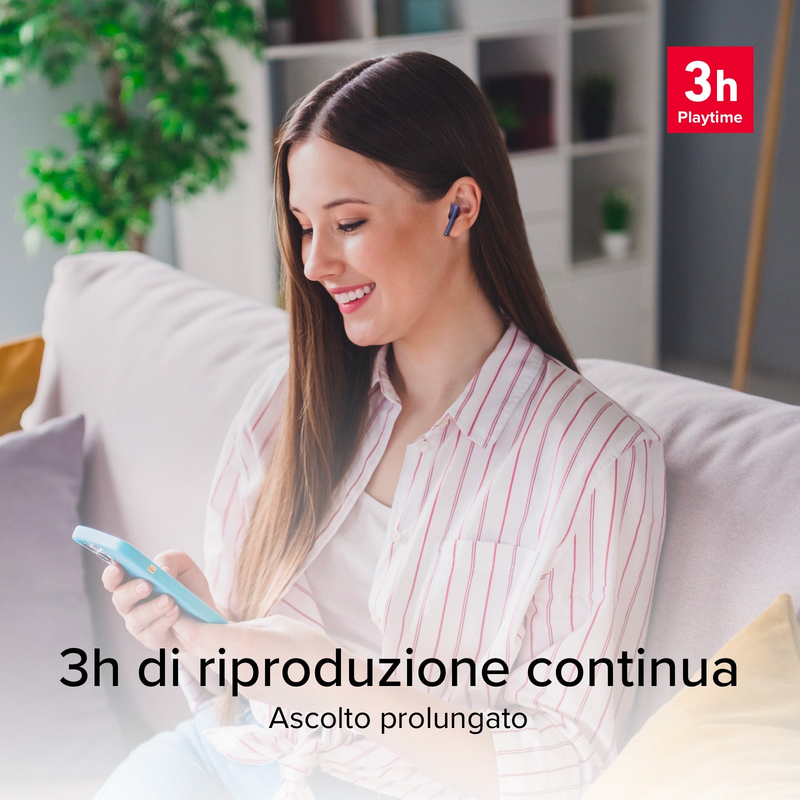 TWS One Color– auricolari wireless con tecnologia True Wireless Stereo