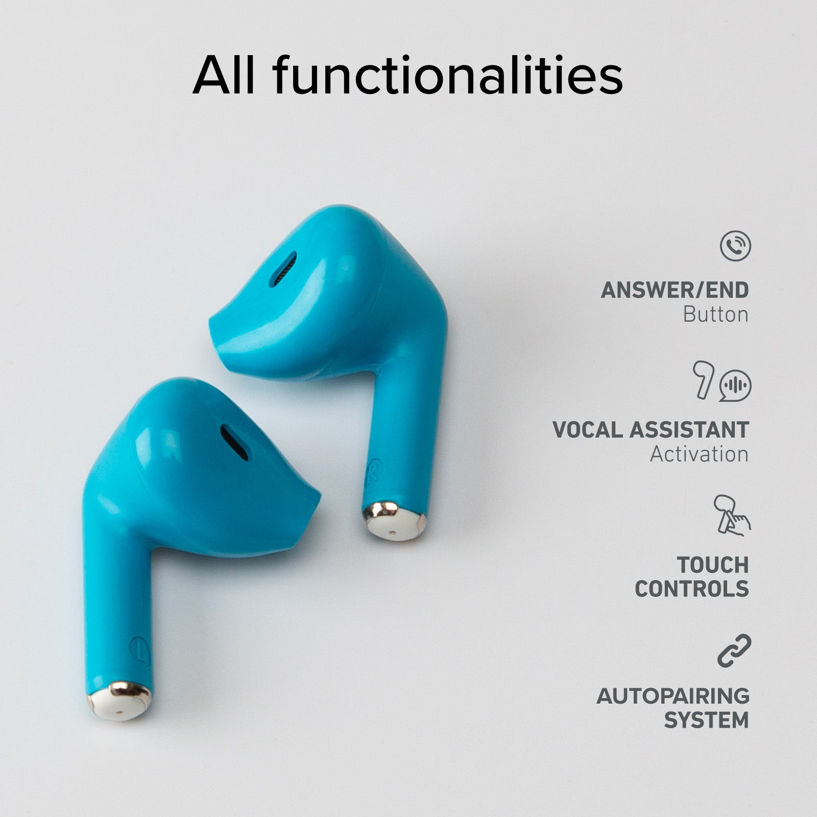 Auricolari TWS semi in-ear