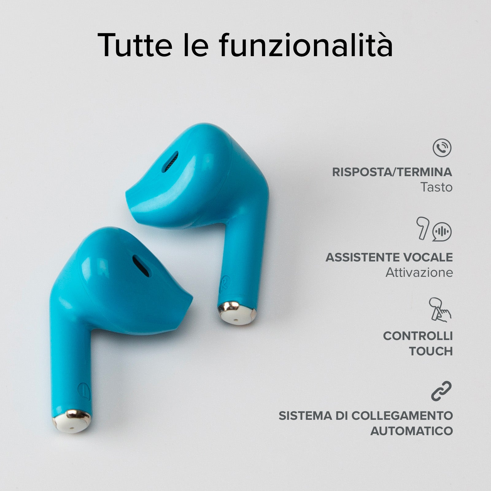 Auricolari TWS semi in-ear