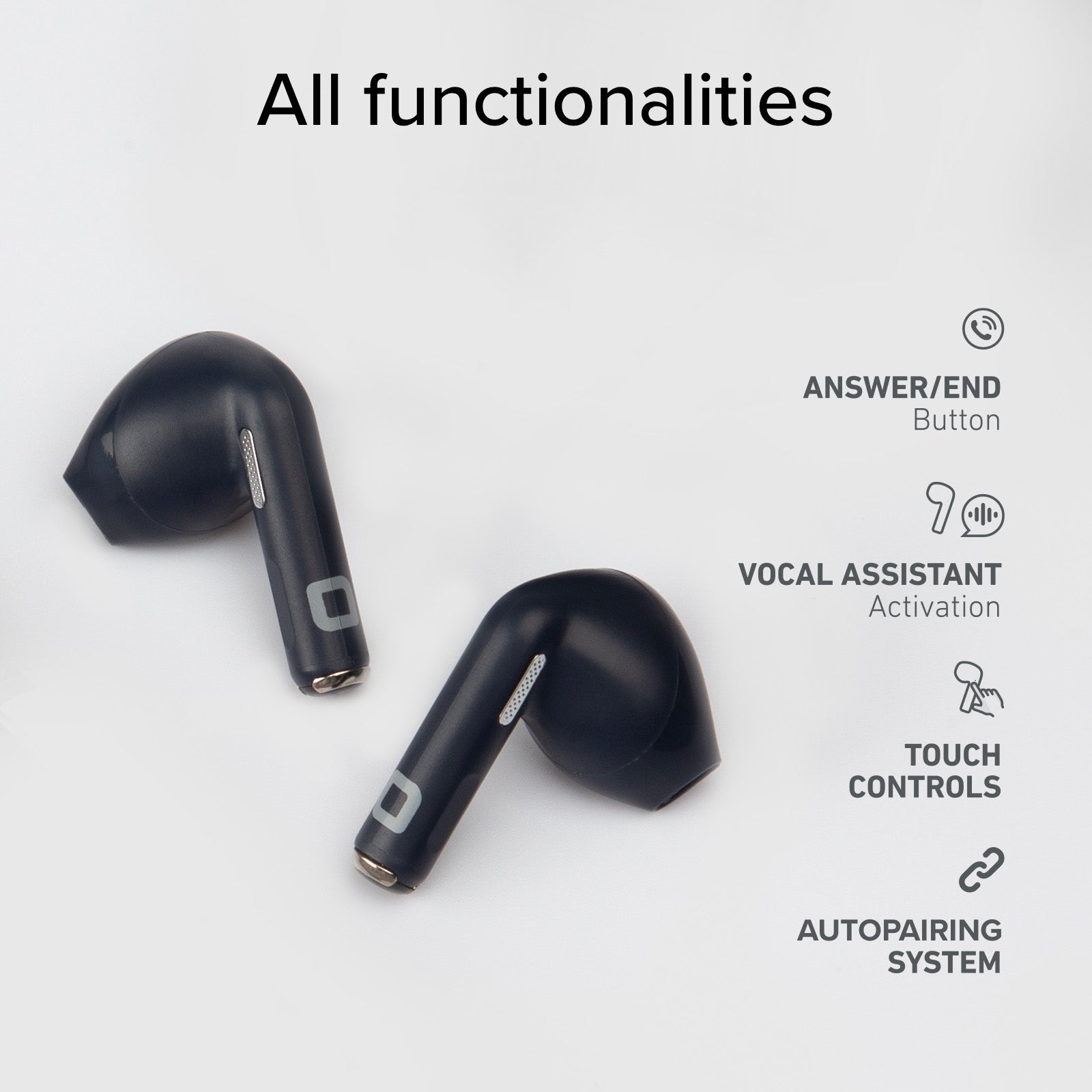 Auricolari TWS semi in-ear