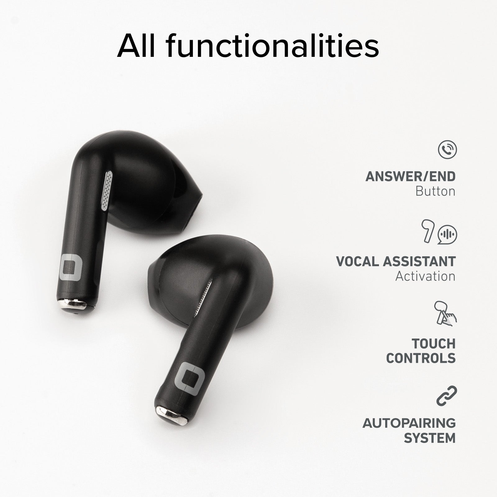 Auricolari TWS semi in-ear