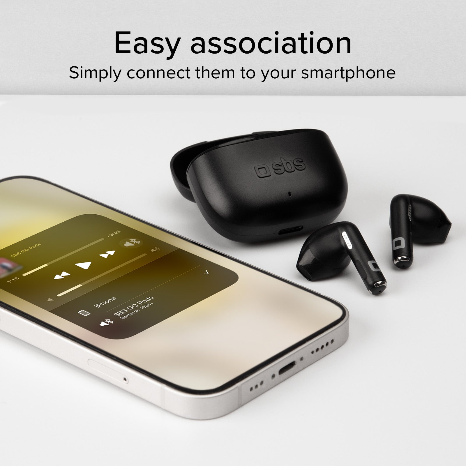 Auricolari TWS semi in-ear