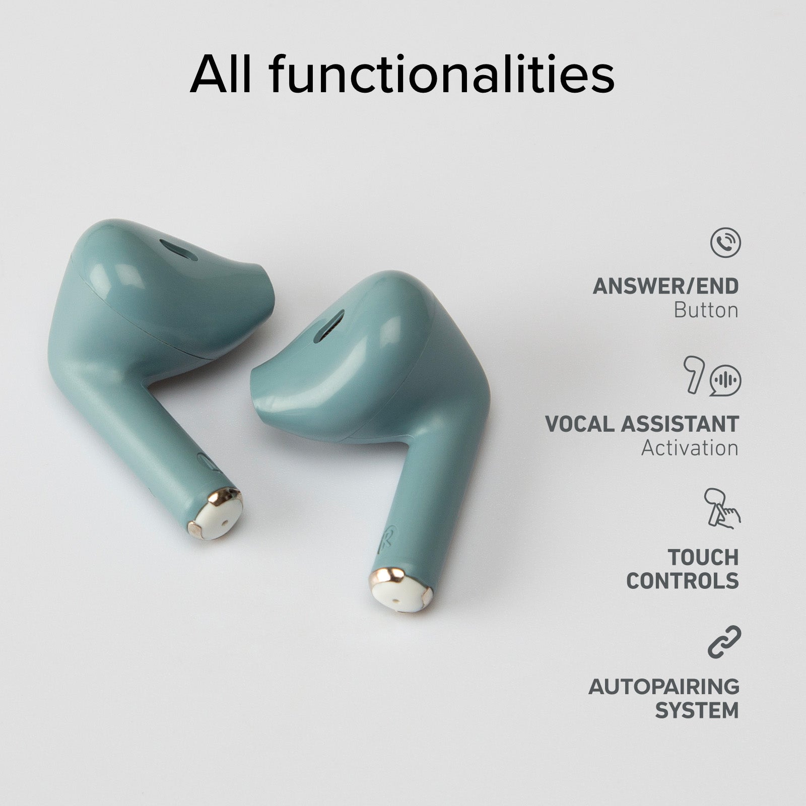 Auricolari TWS semi in-ear