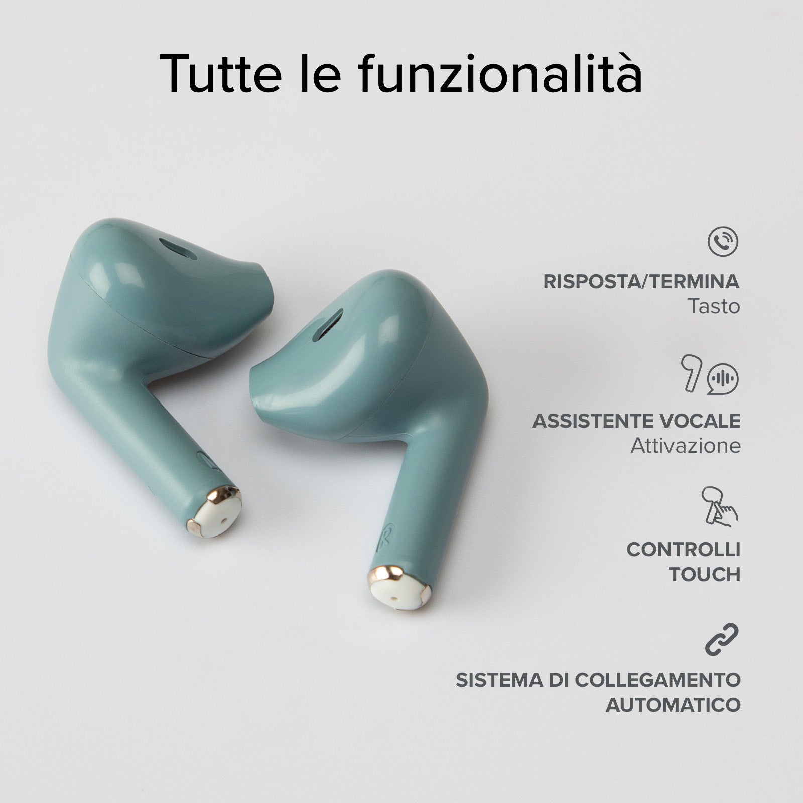 Auricolari TWS semi in-ear