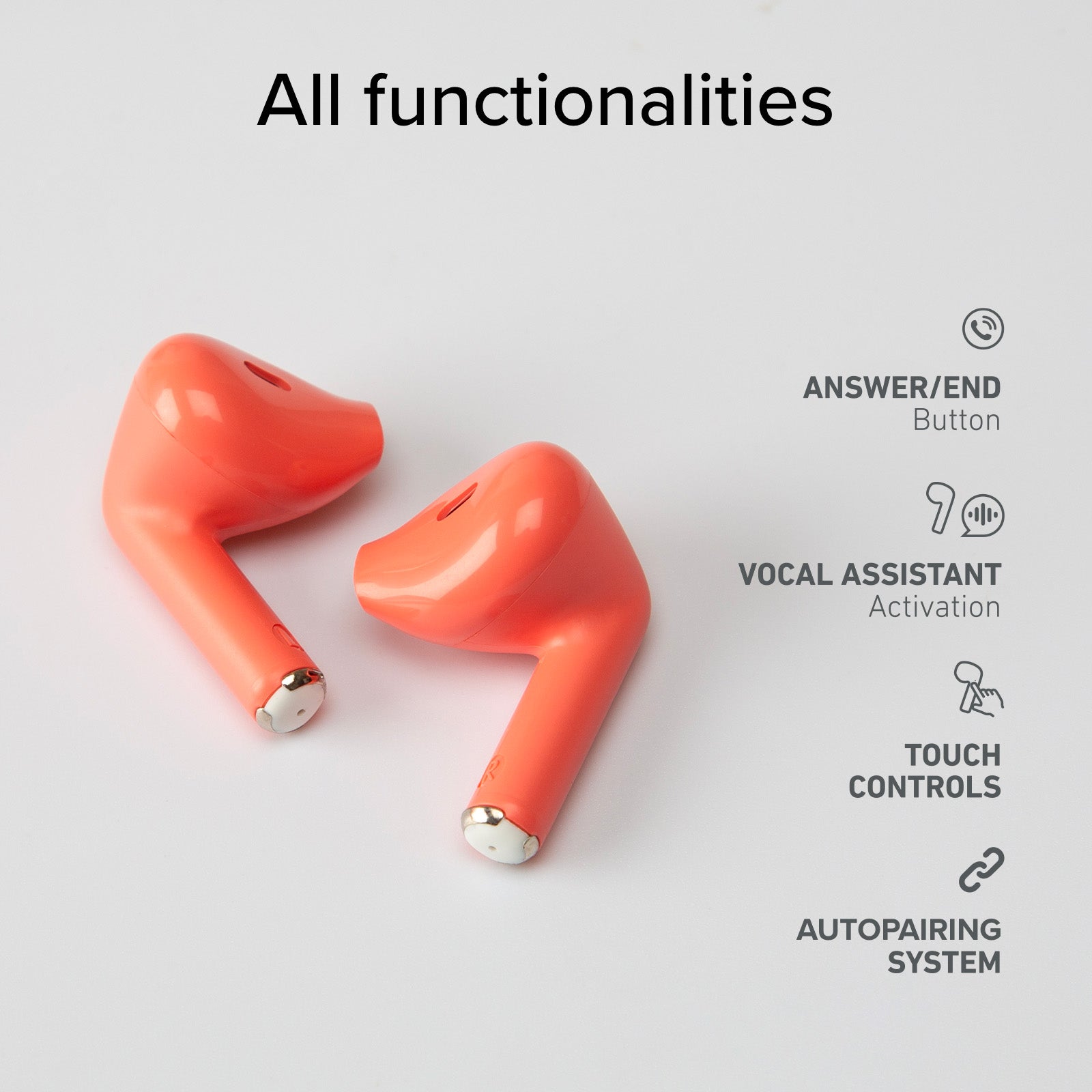 Auricolari TWS semi in-ear