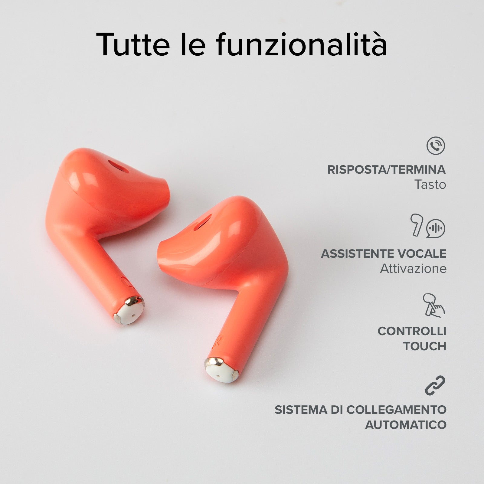 Auricolari TWS semi in-ear