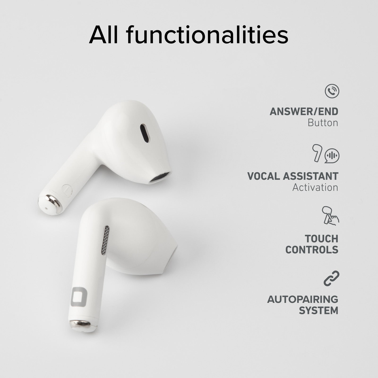 Auricolari TWS semi in-ear