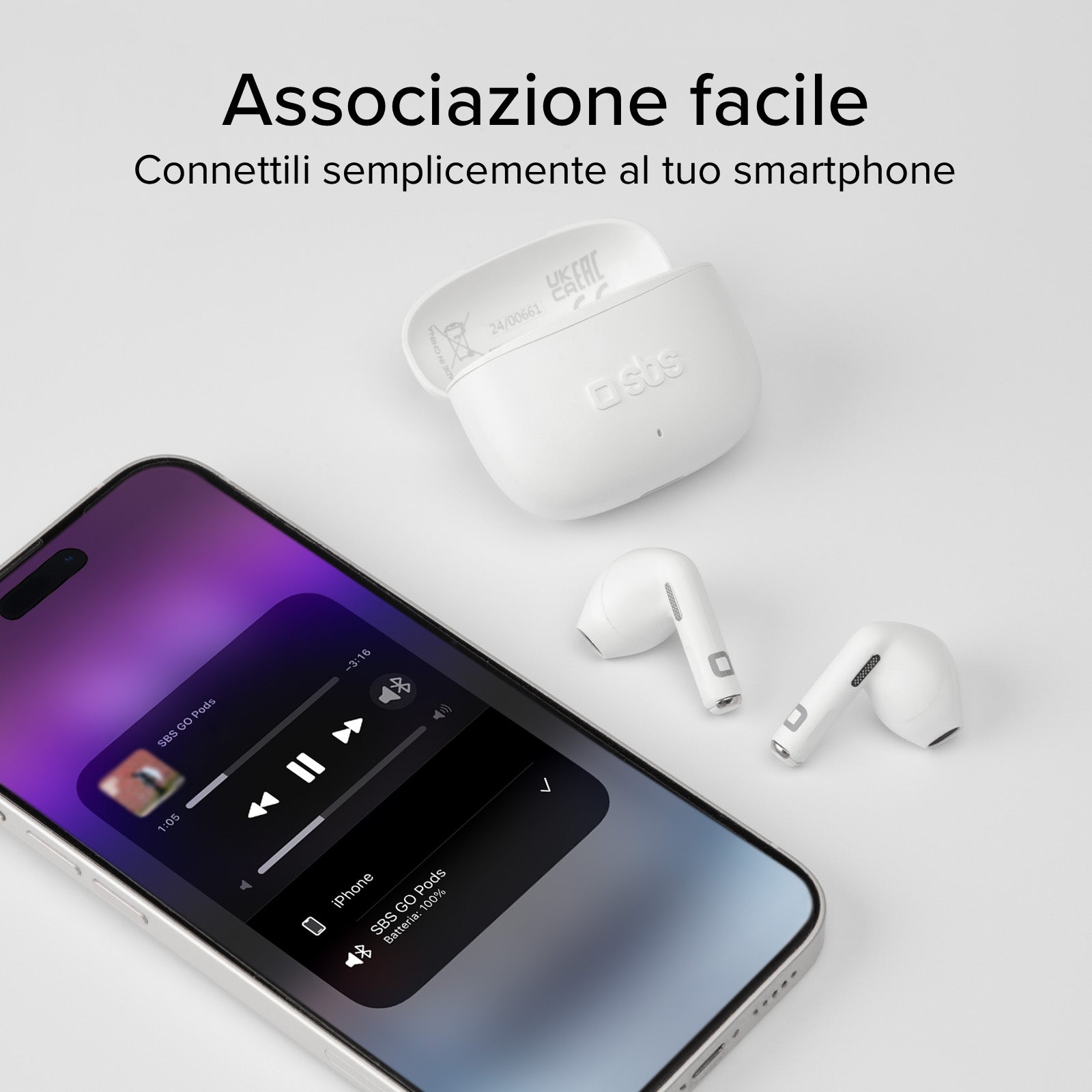 Auricolari TWS semi in-ear