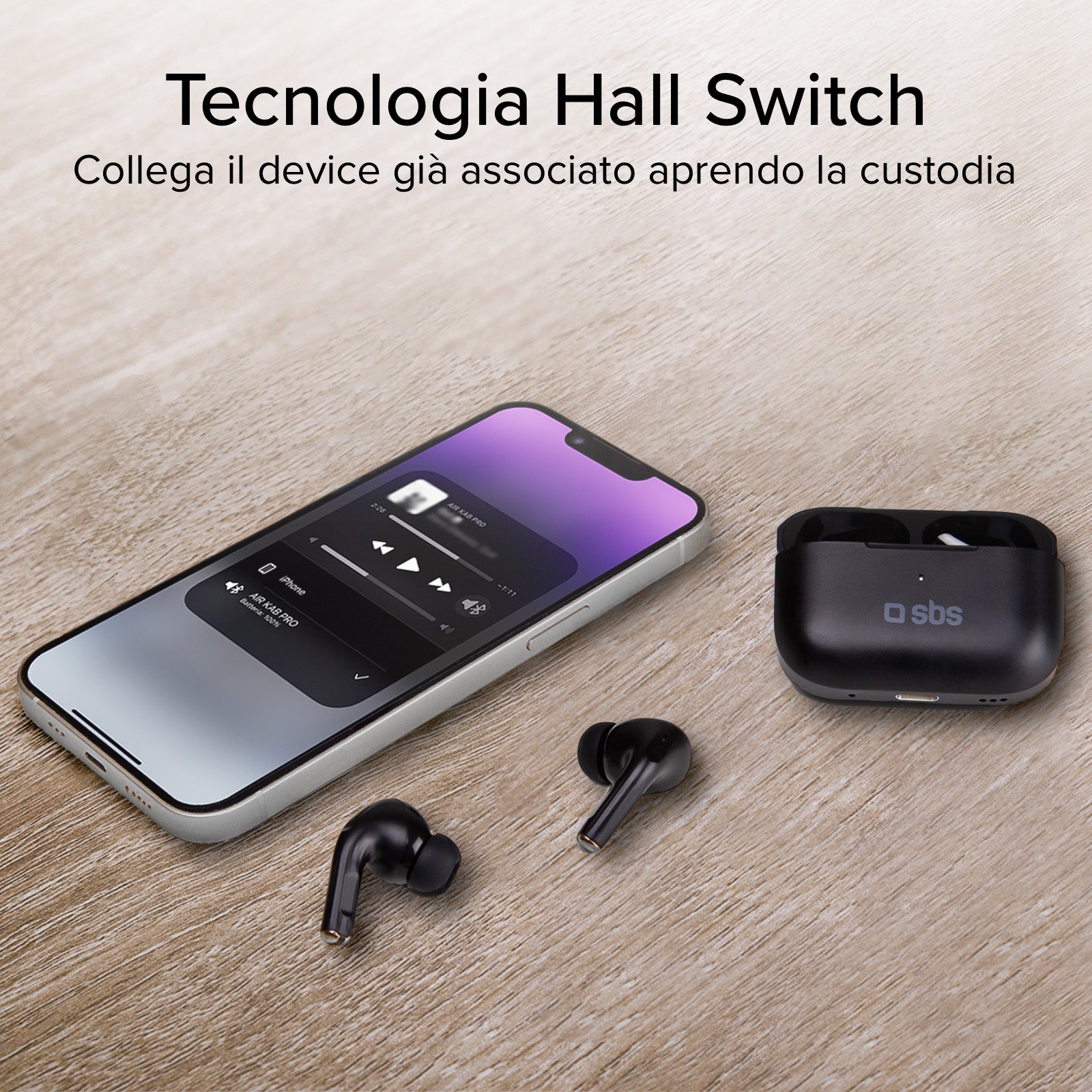 Auricolari TWS compatibili con ricarica wireless
