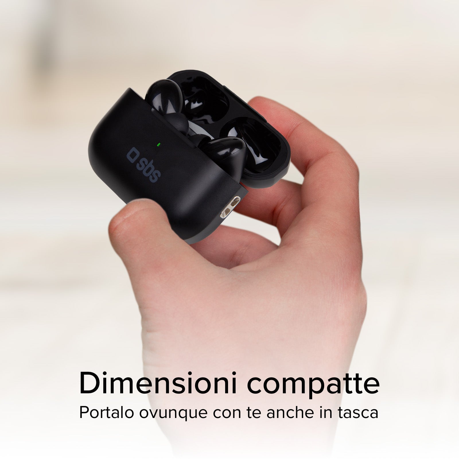 Custodia Di Ricarica Topiky Per OpenFit T910 | 600 MAh, Con LED E Protezioni, Compatibile Solo T910