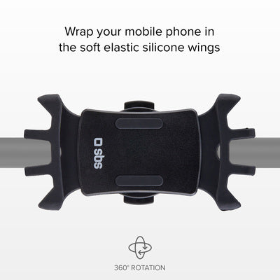 Support de téléphone portable pour vélo et trottinette 360°