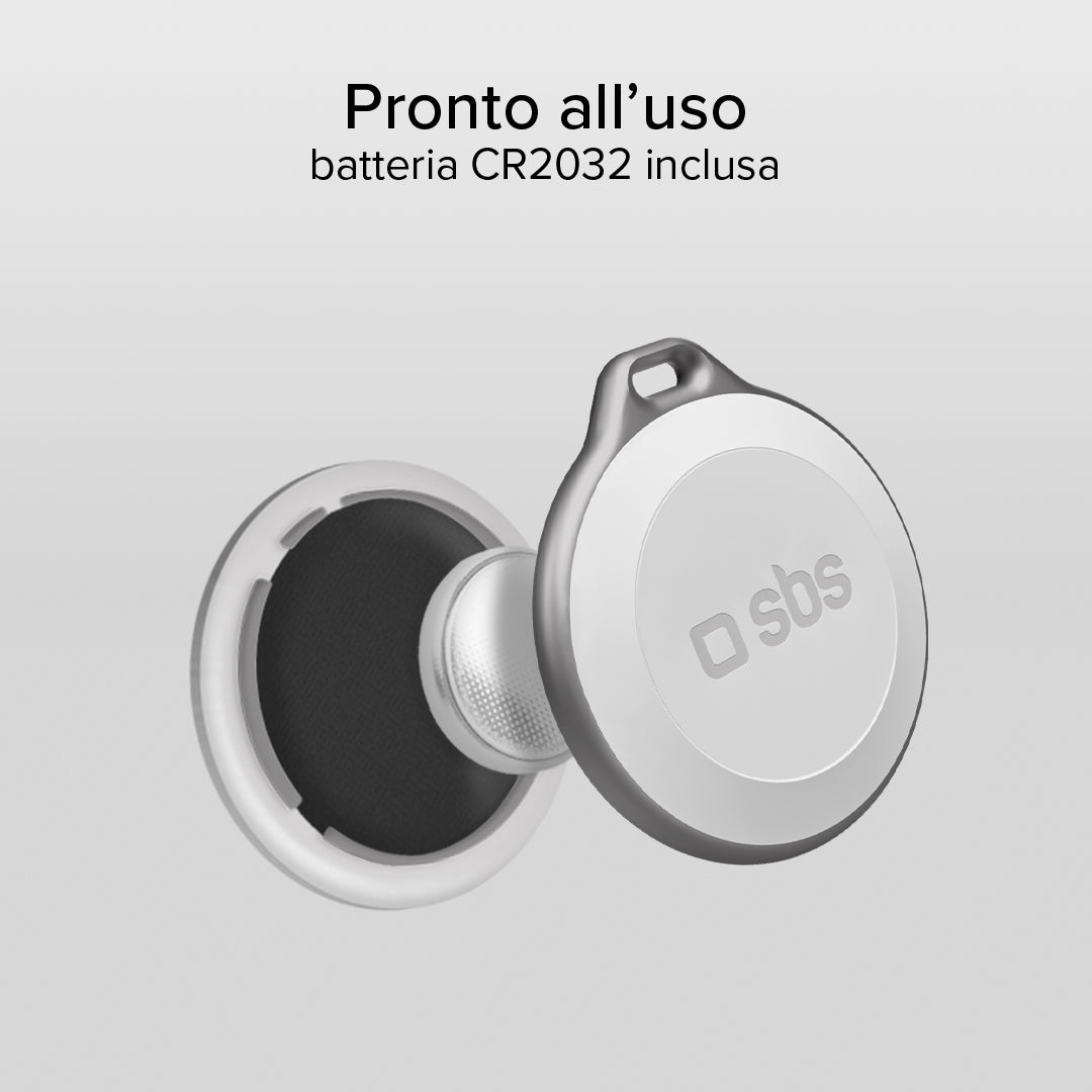 Localizzatore di oggetti water resistant compatibile con Apple Find My