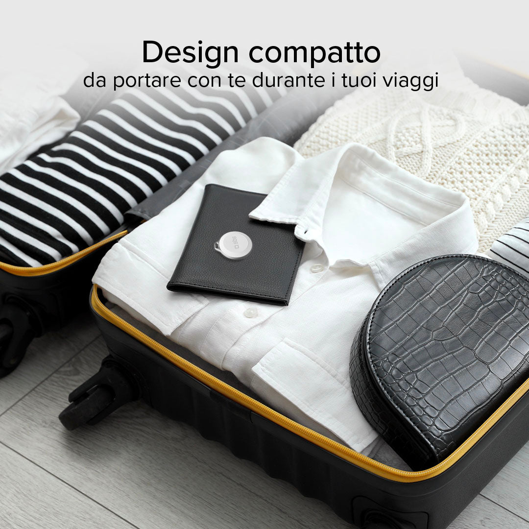 Localizzatore di oggetti water resistant compatibile con Apple Find My