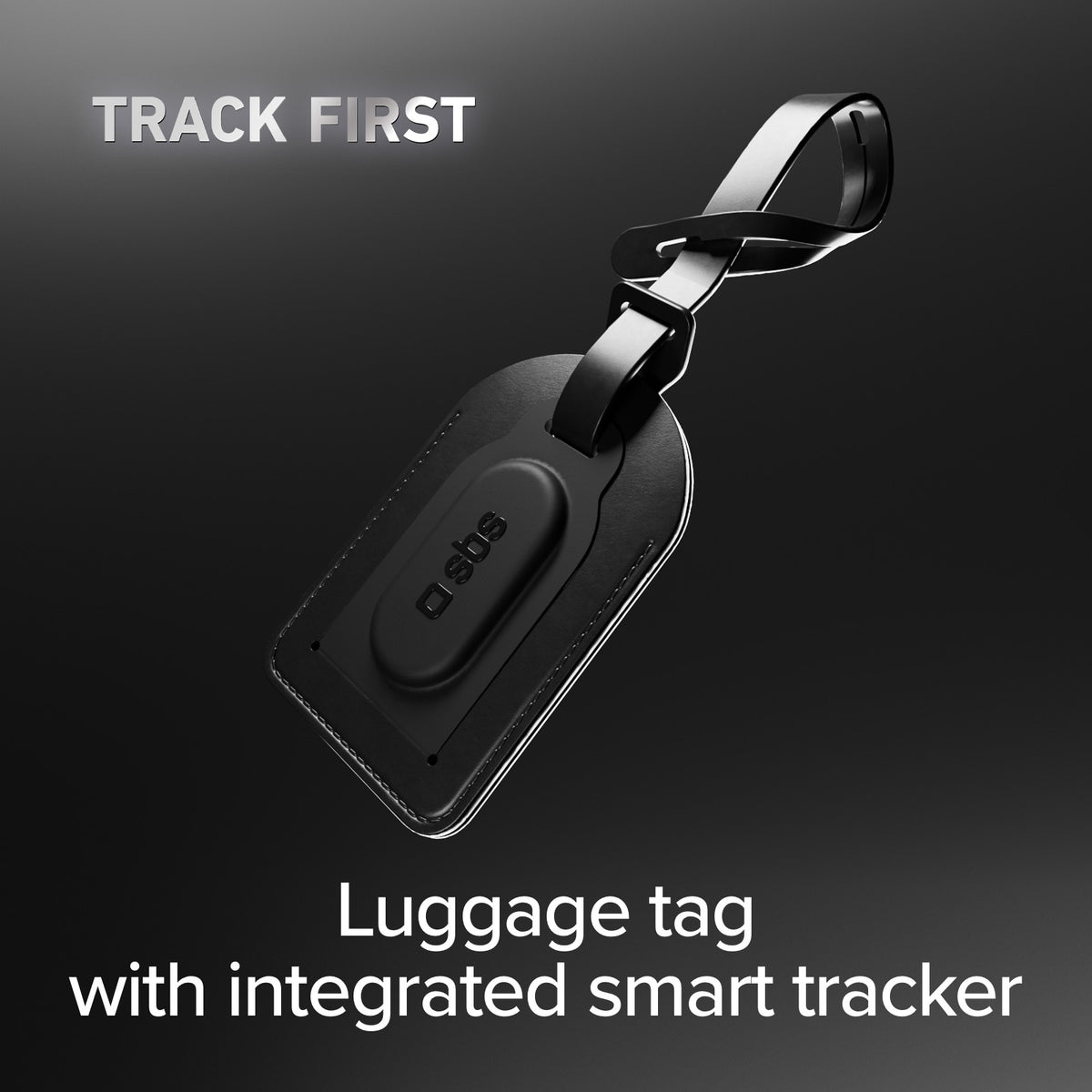 Track My Bag Luggage Tag with Tracker, Compatible with Apple Find My and Google Find Hub