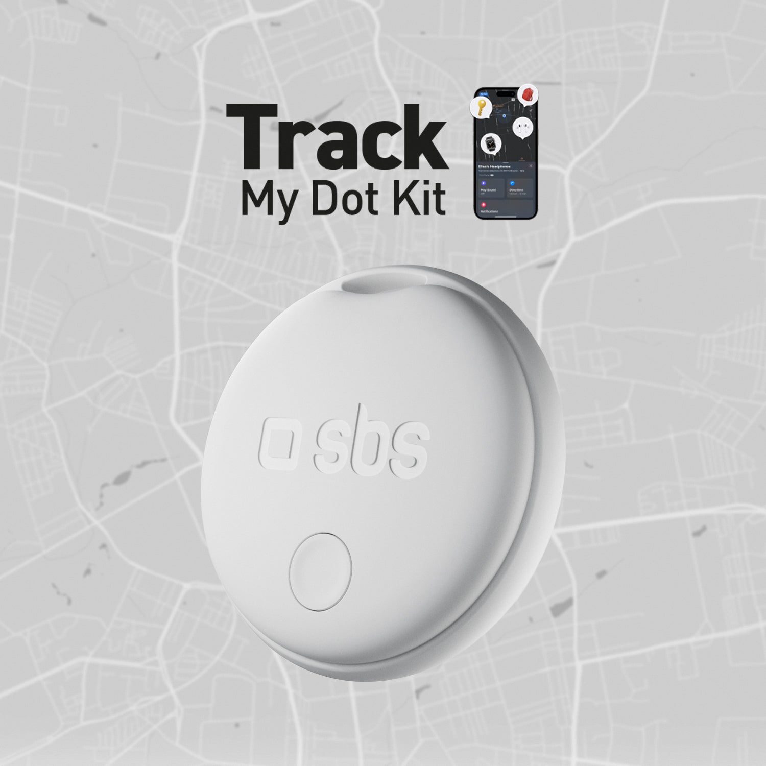 4 x Localizzatore di oggetti water resistant compatibile con Apple Find My