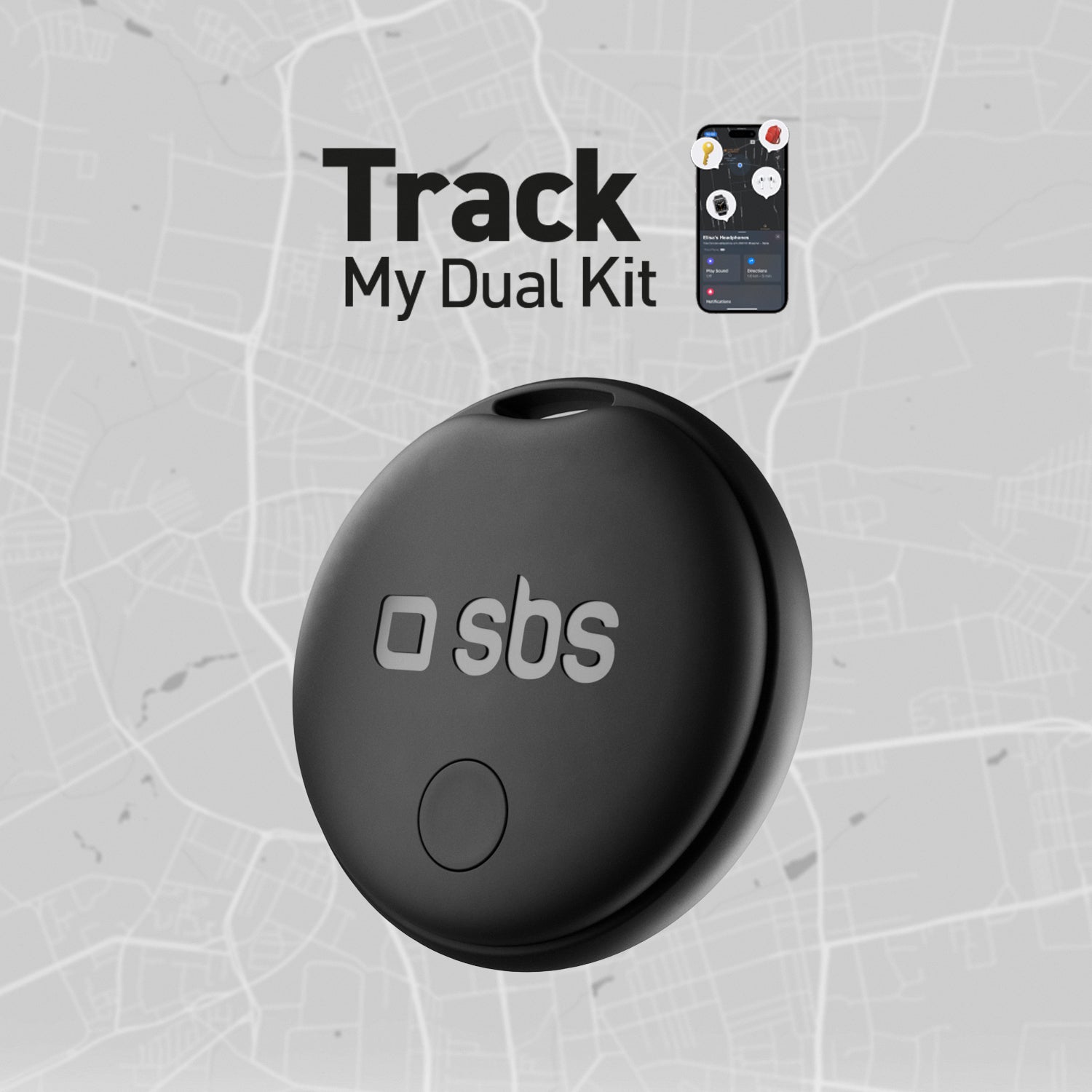 Localizzatori Tracker Wireless compatibili con Apple Find My e Google Find Hub