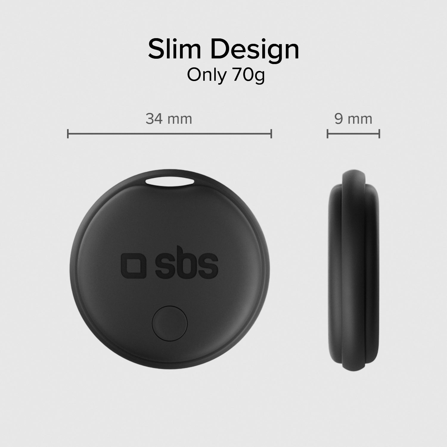 Localizzatori Tracker Wireless compatibili con Apple Find My e Google Find Hub