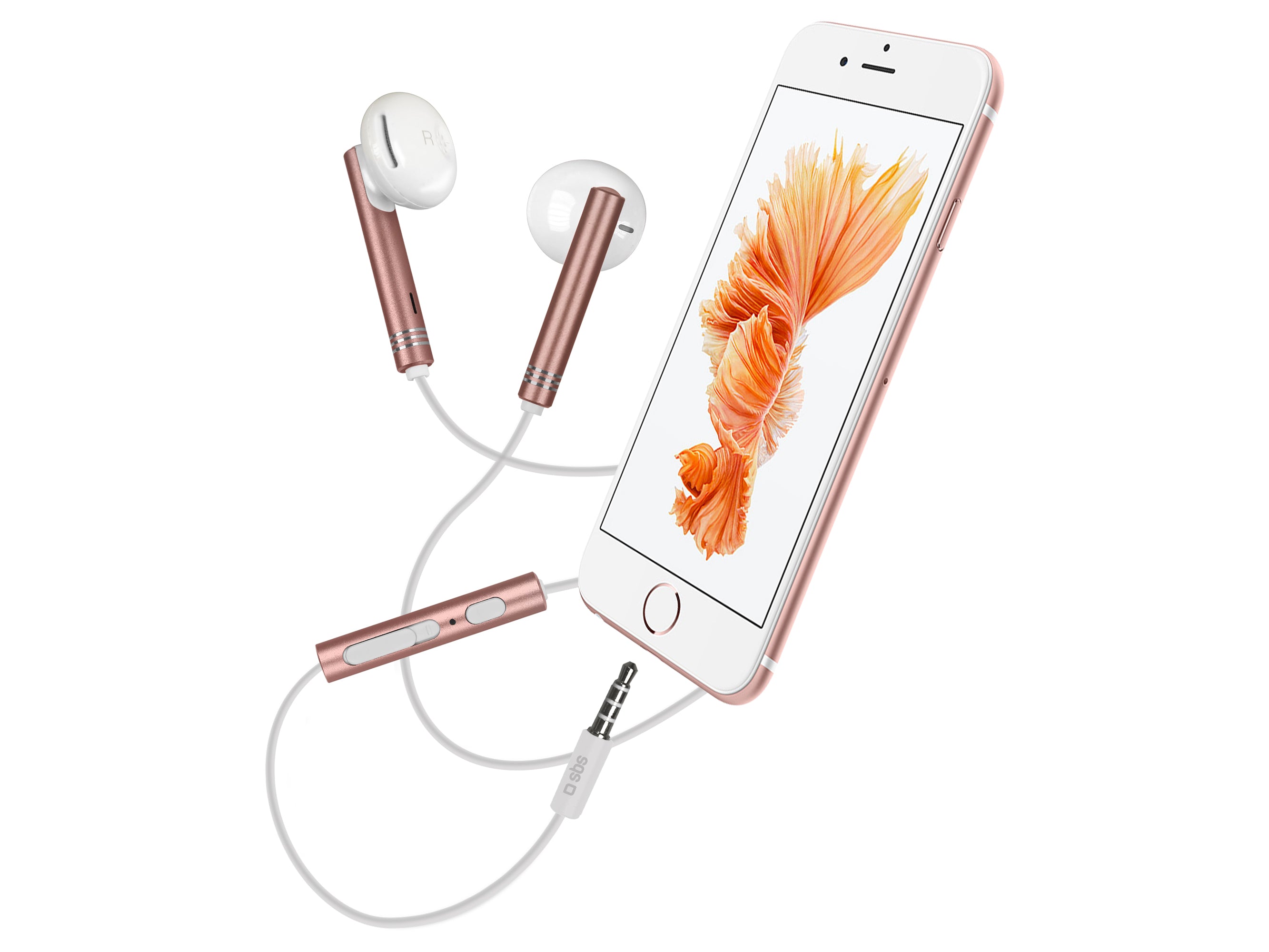 Metal earphones Gold Collection
