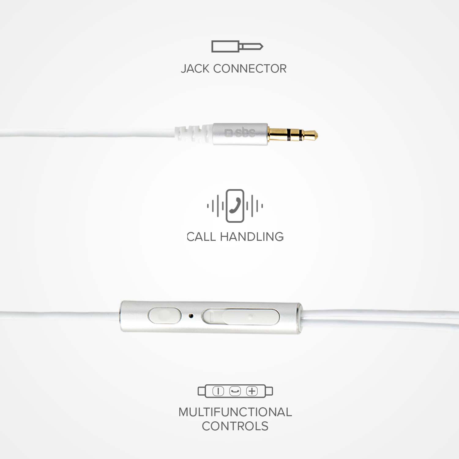 Metal earphones Gold Collection