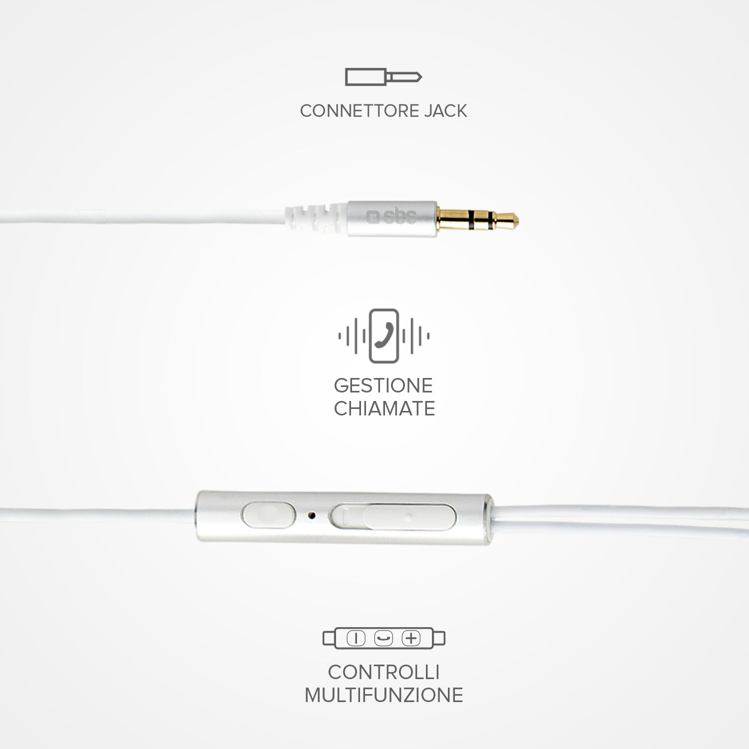 Metal earphones Gold Collection