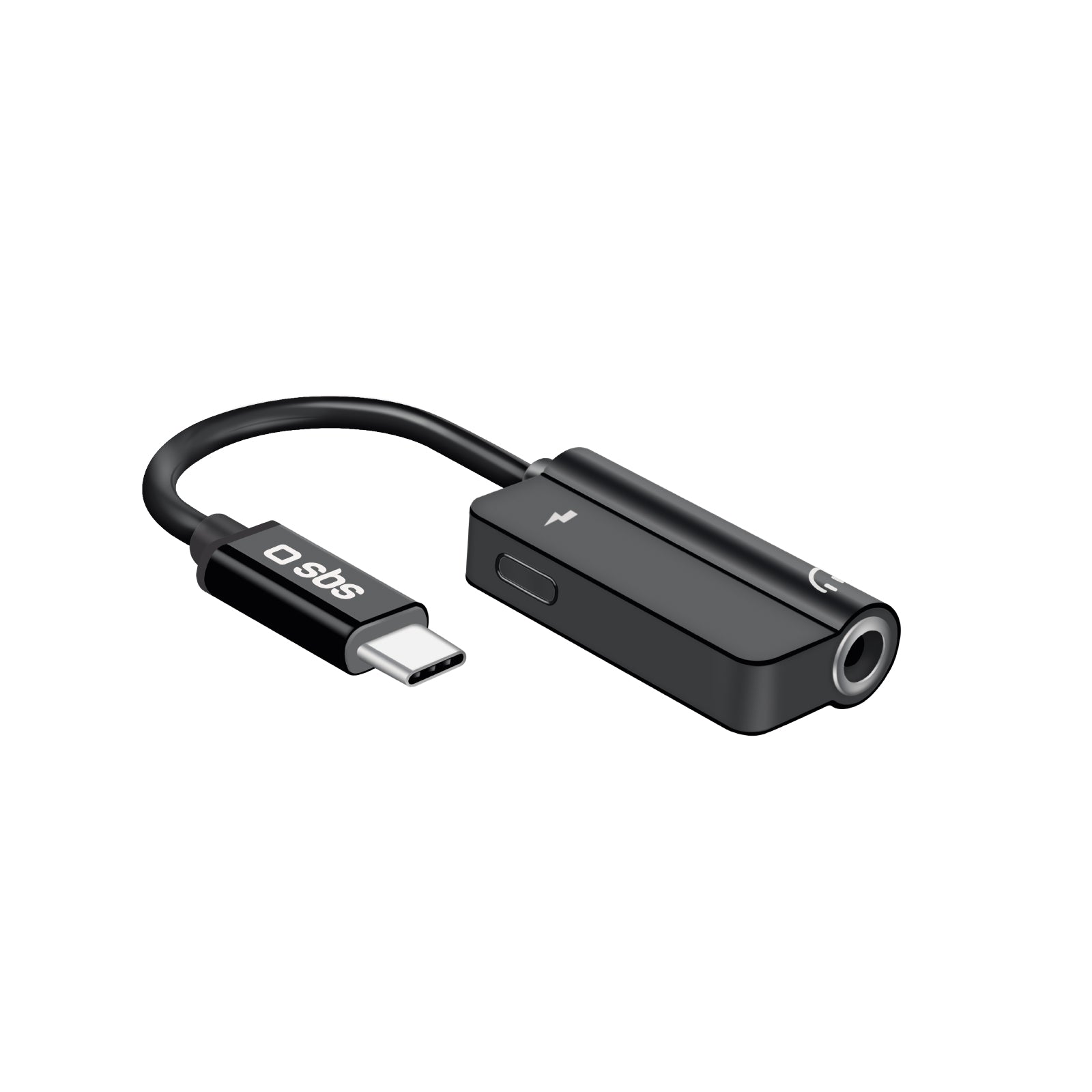 Adaptador de audio y carga jack hembra - Tipo C macho y hembra