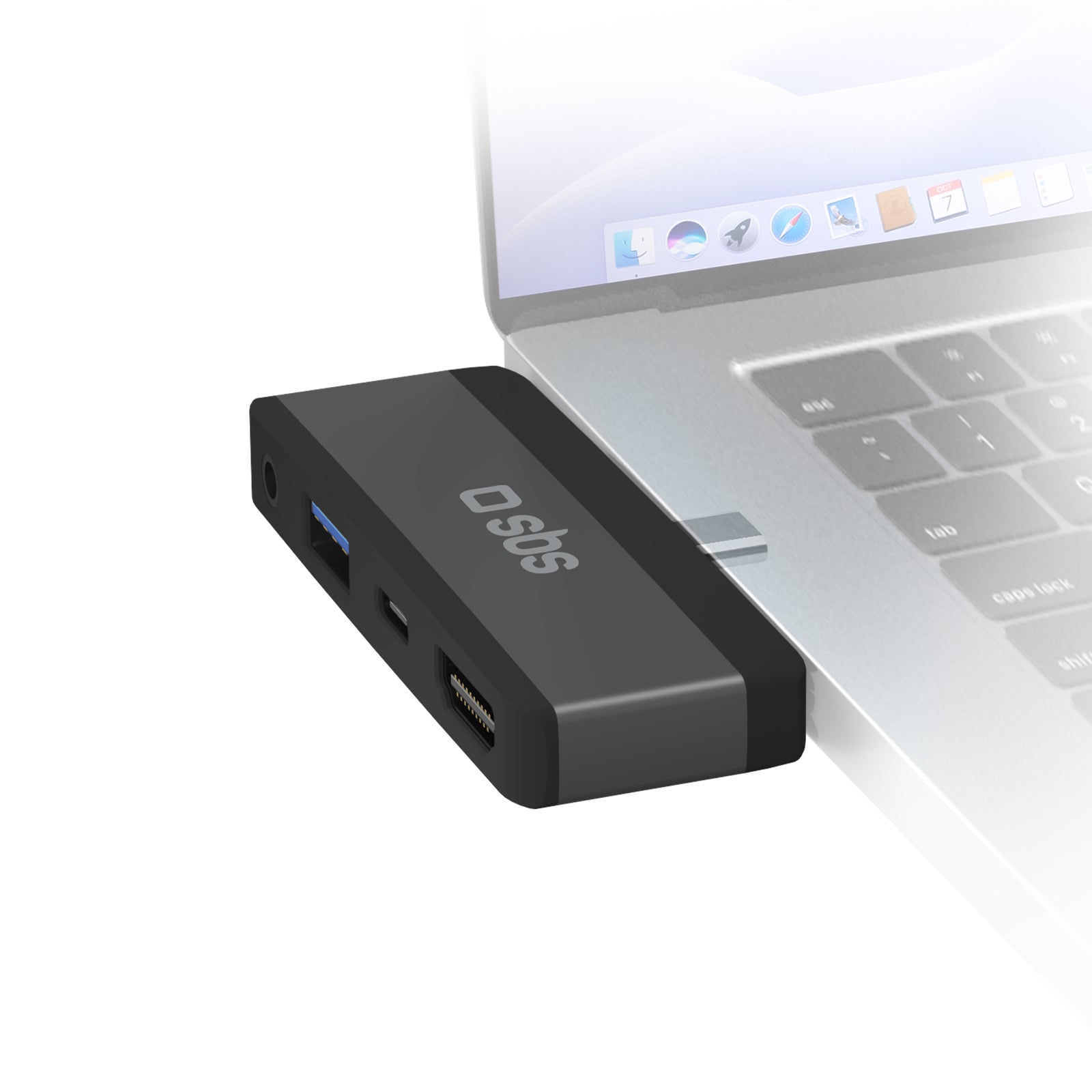 4-in-1 USB-C Hub with 4K HDMI, 100W Power Delivery Charging and 10 Gbps Data Transfer