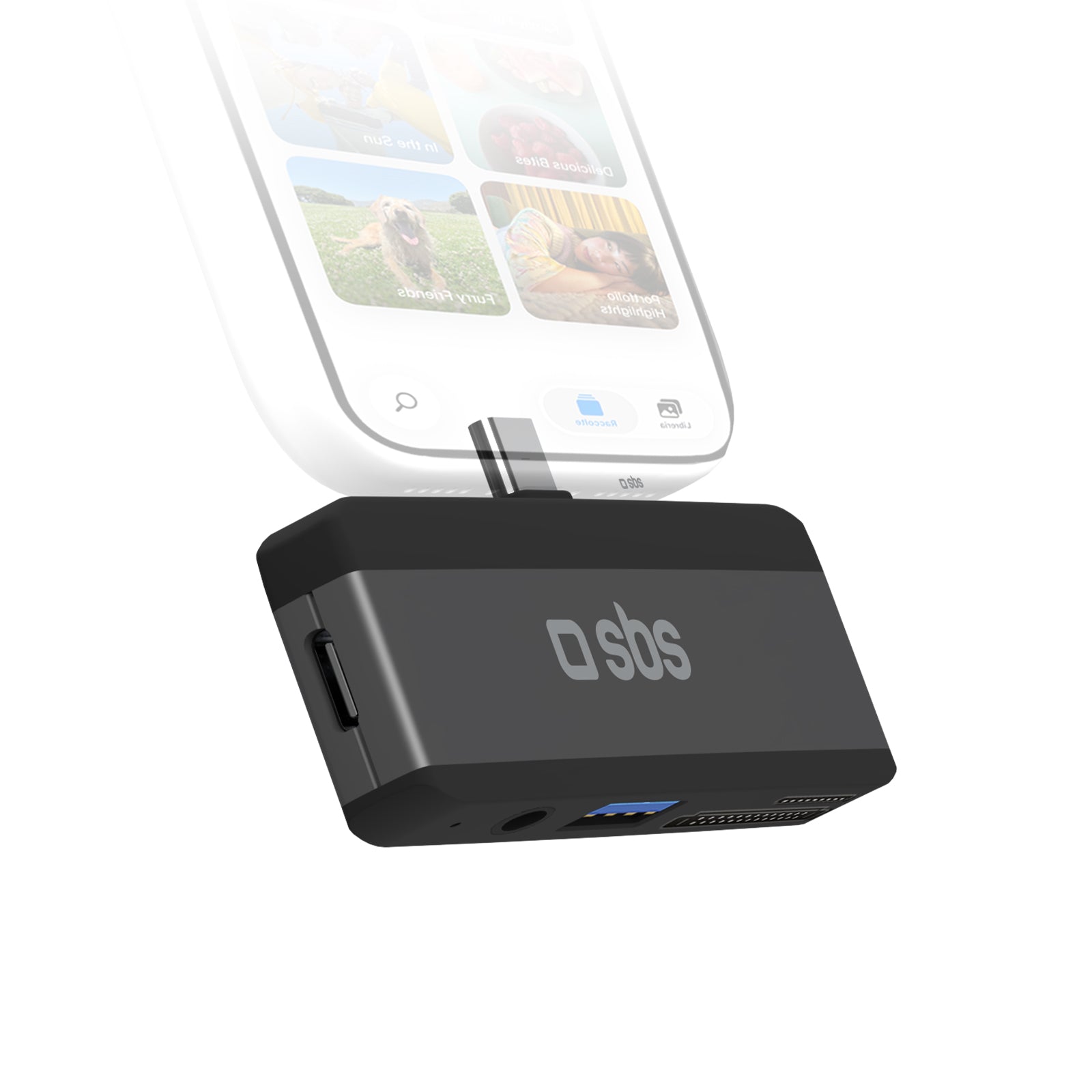 5-in-1 USB-C Hub with 100W Power Delivery, SD/MicroSD Reader and 3.5 mm Audio Jack