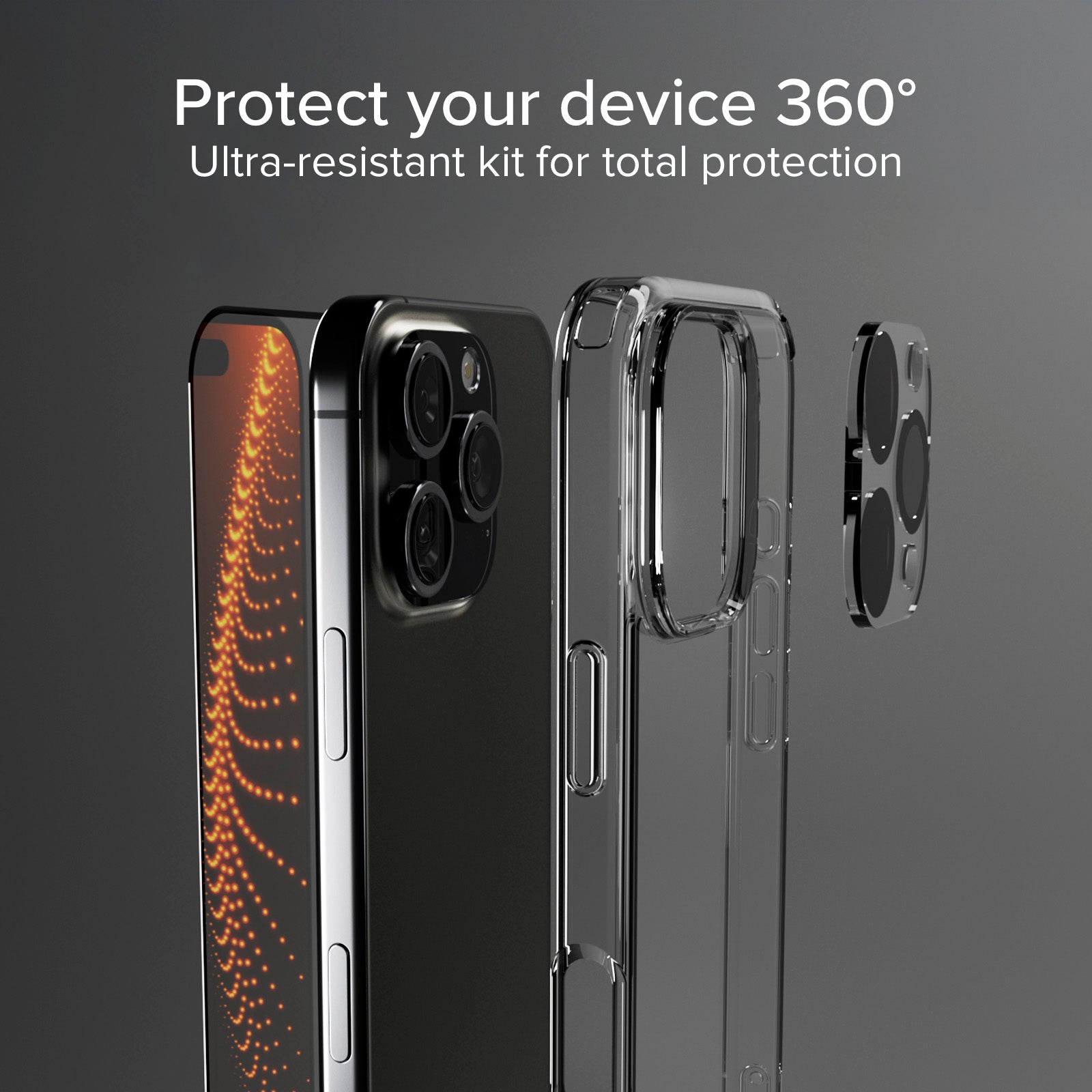 Vollschutz-Kit D30 für iPhone 16 Pro