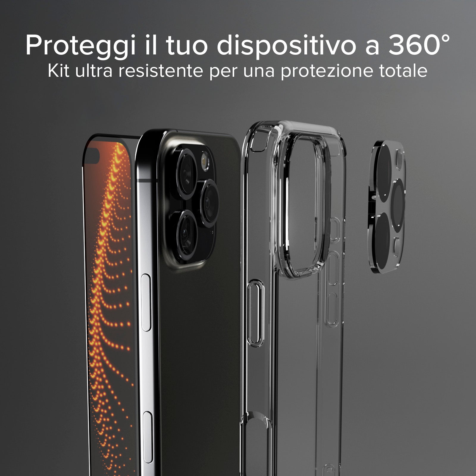 Vollschutz-Kit D30 für iPhone 16 Pro