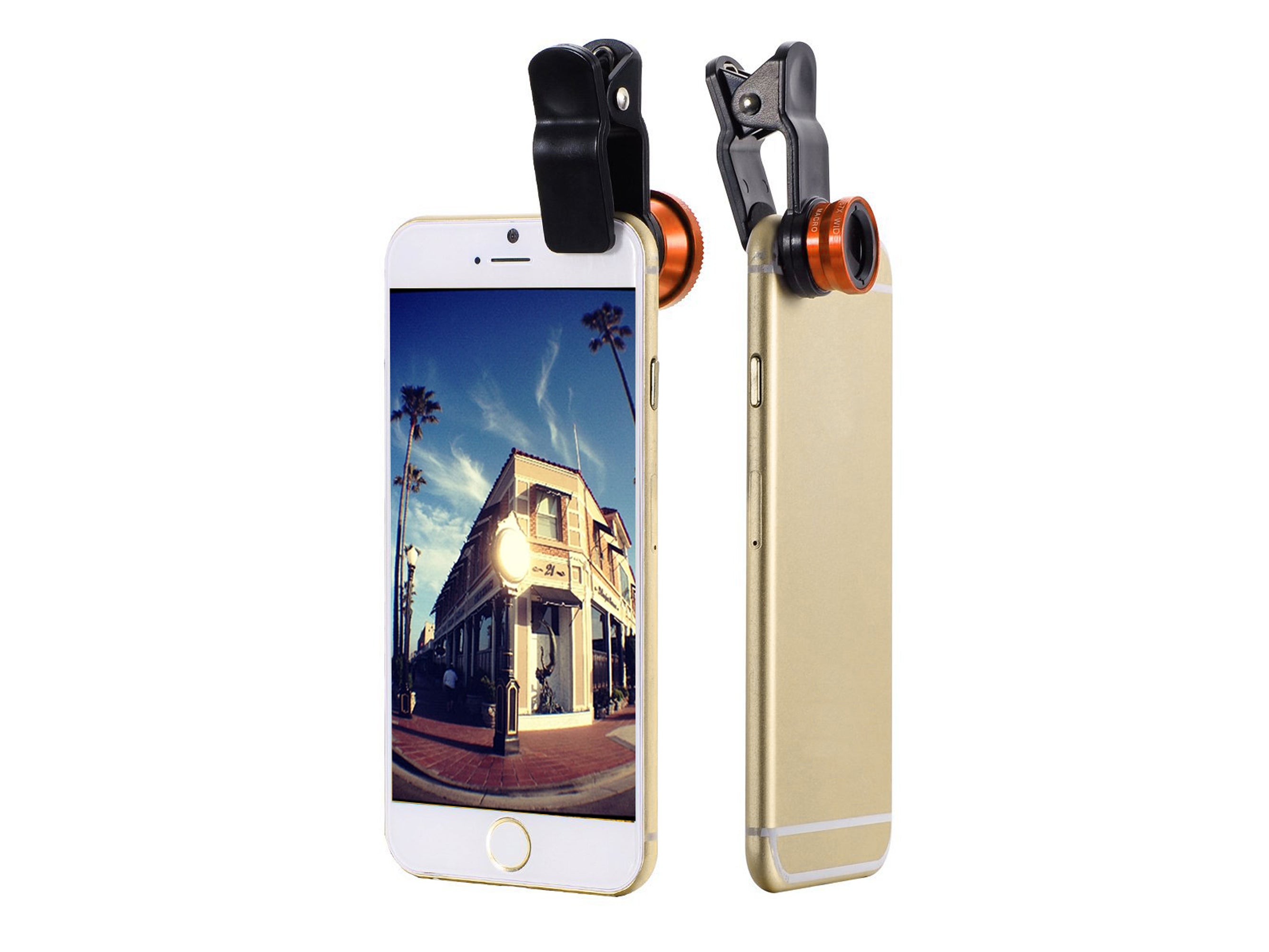 Kit d'objectifs 3 en 1 pour smartphone
