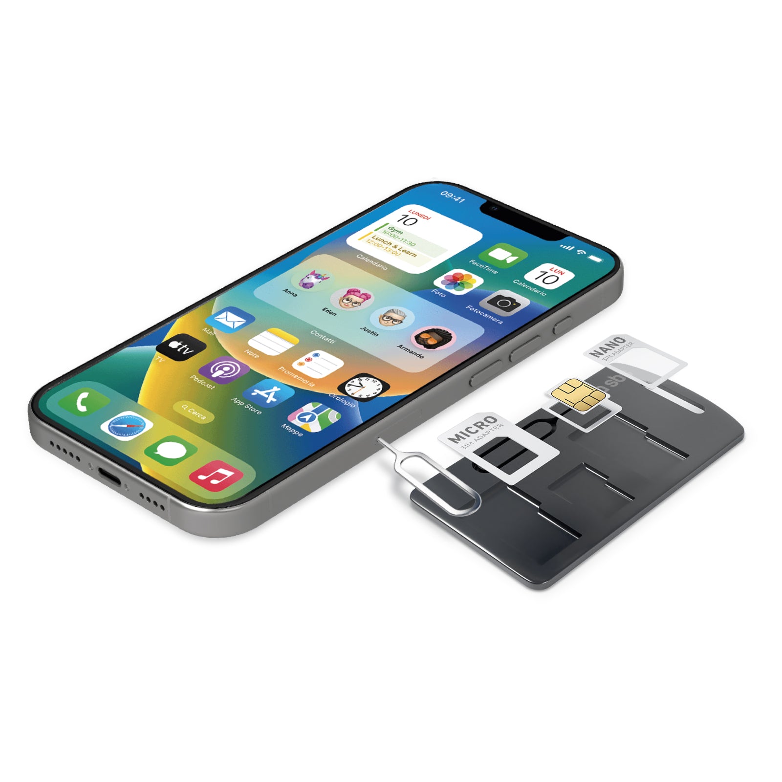 Kit d'adaptateurs pour carte SIM