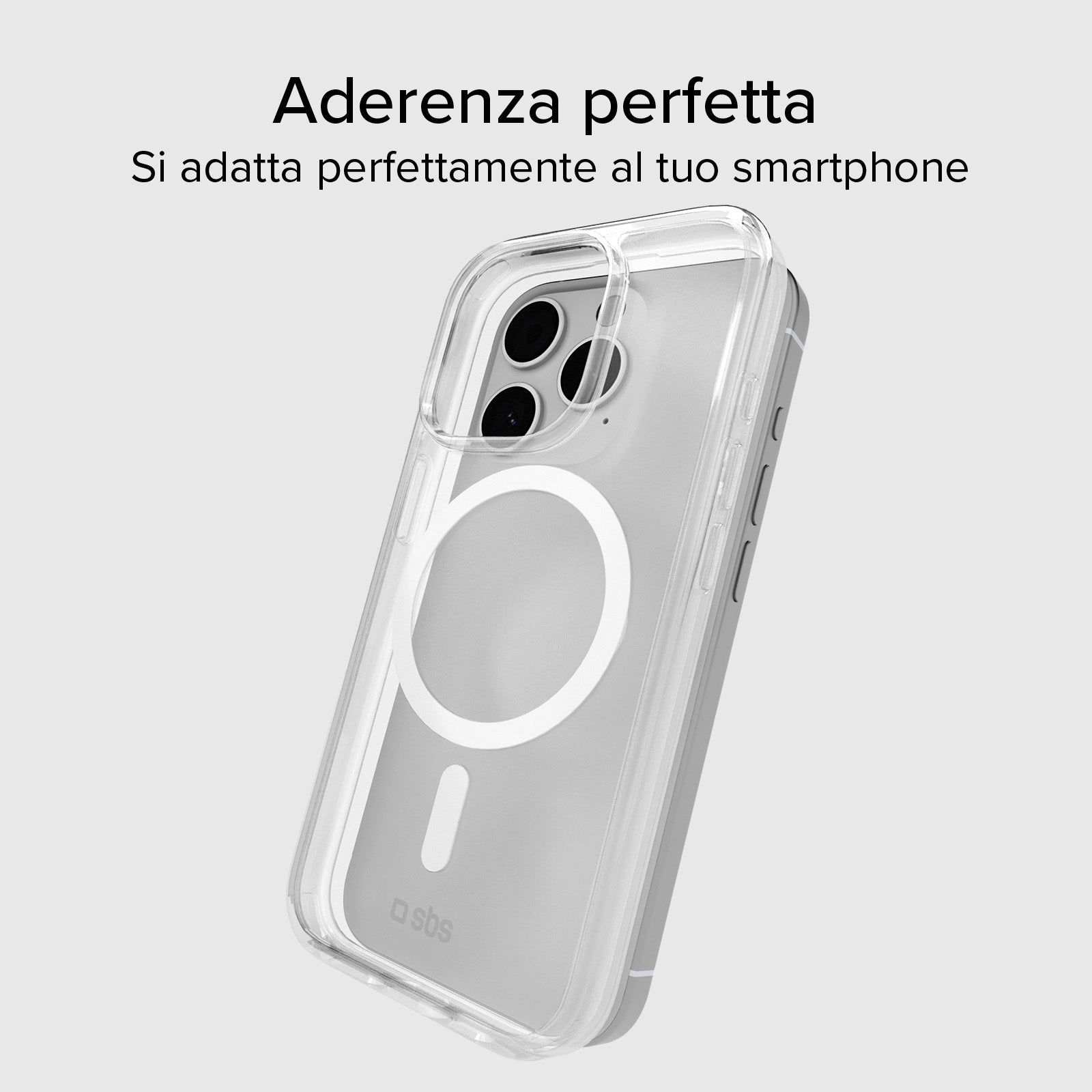 Funda rígida transp. carga MagSafe iPhone 15 Pro