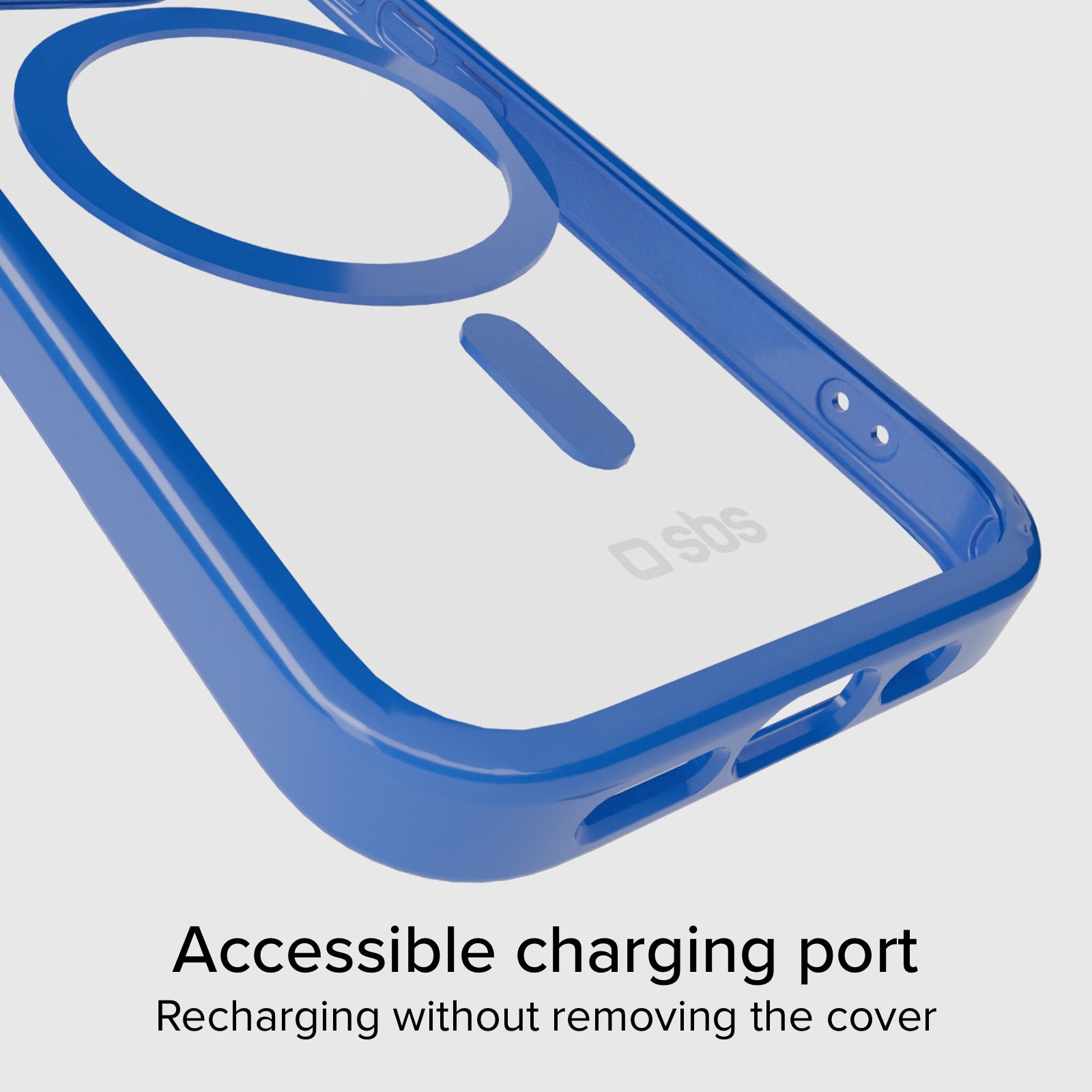 Case für iPhone 15 Pro mit farbigen Rändern, kompatibel mit MagSafe Aufladung