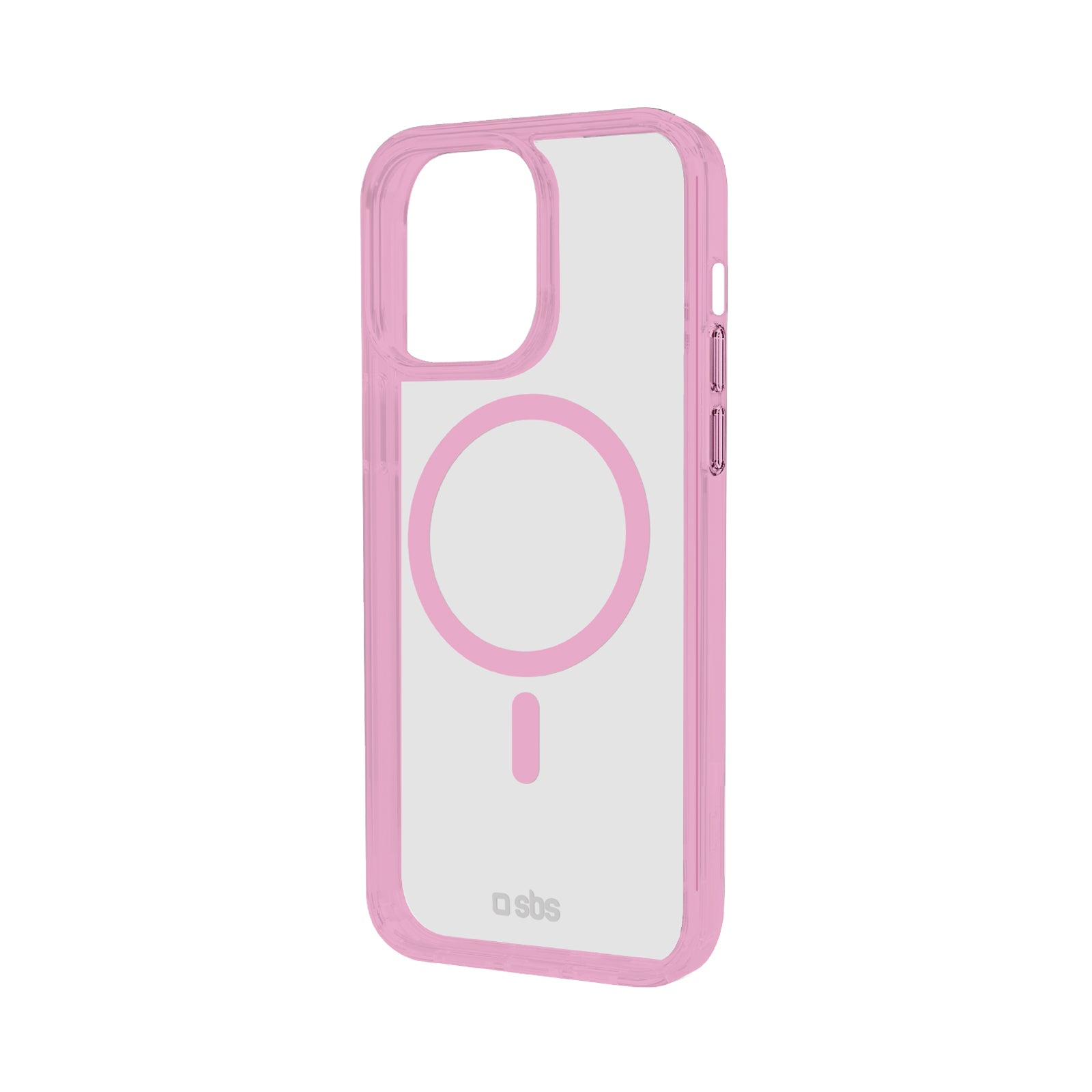 Coque pour iPhone 15 Plus avec bords colorés, compatible avec la recharge MagSafe 