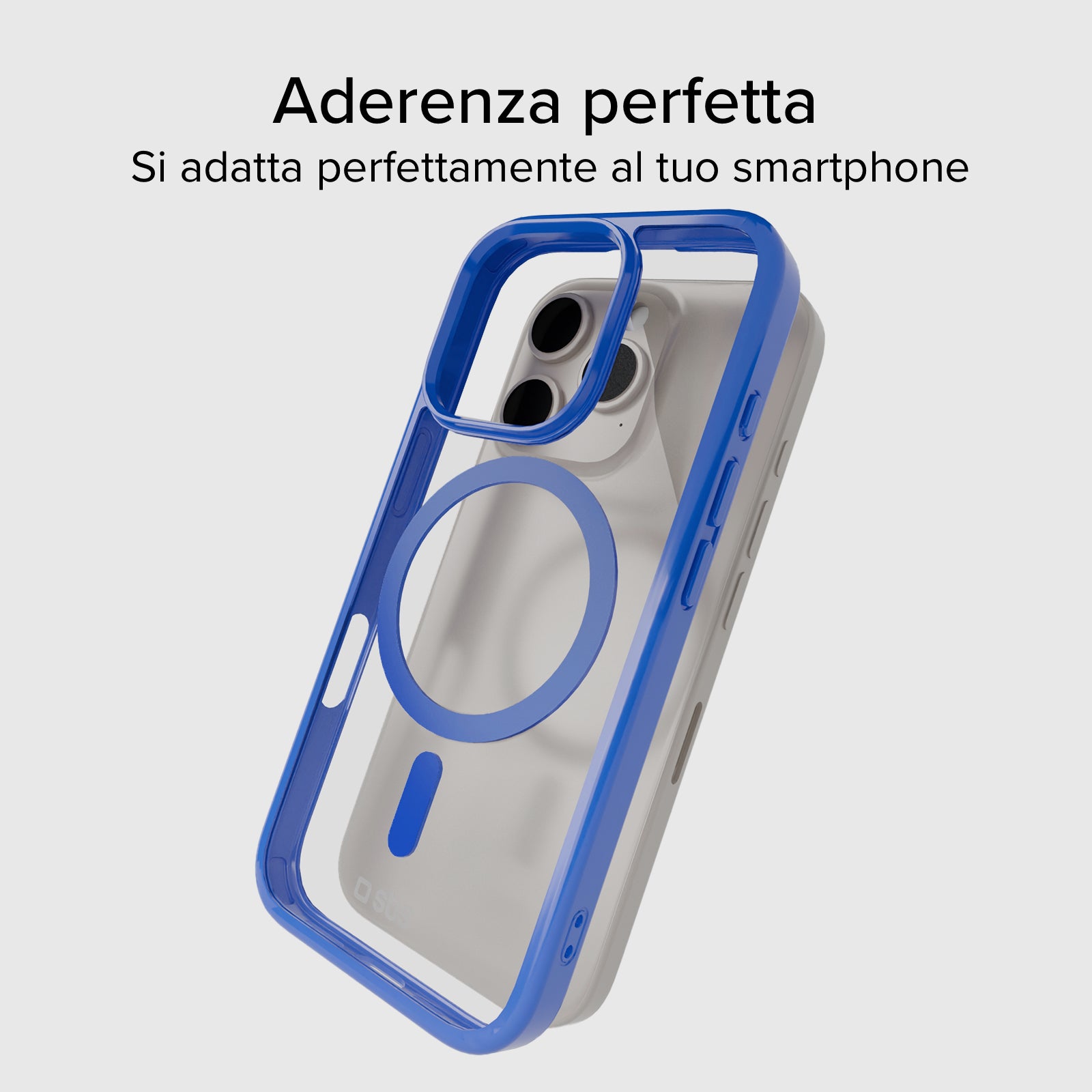 Cover per iPhone 16 Pro con bordi colorati compatibile con ricarica MagSafe