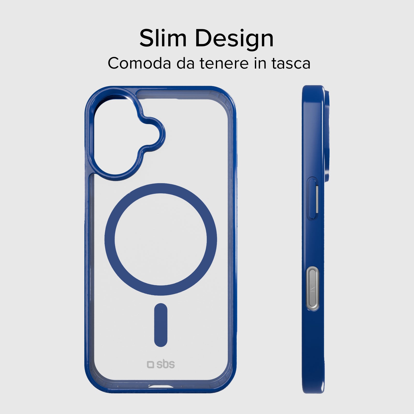 Cover for iPhone 16 Plus with coloured edges compatible with MagSafe charging