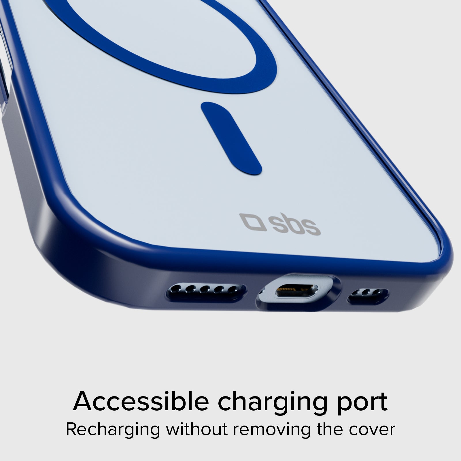 Cover per iPhone 17 con bordi colorati compatibile con ricarica MagSafe