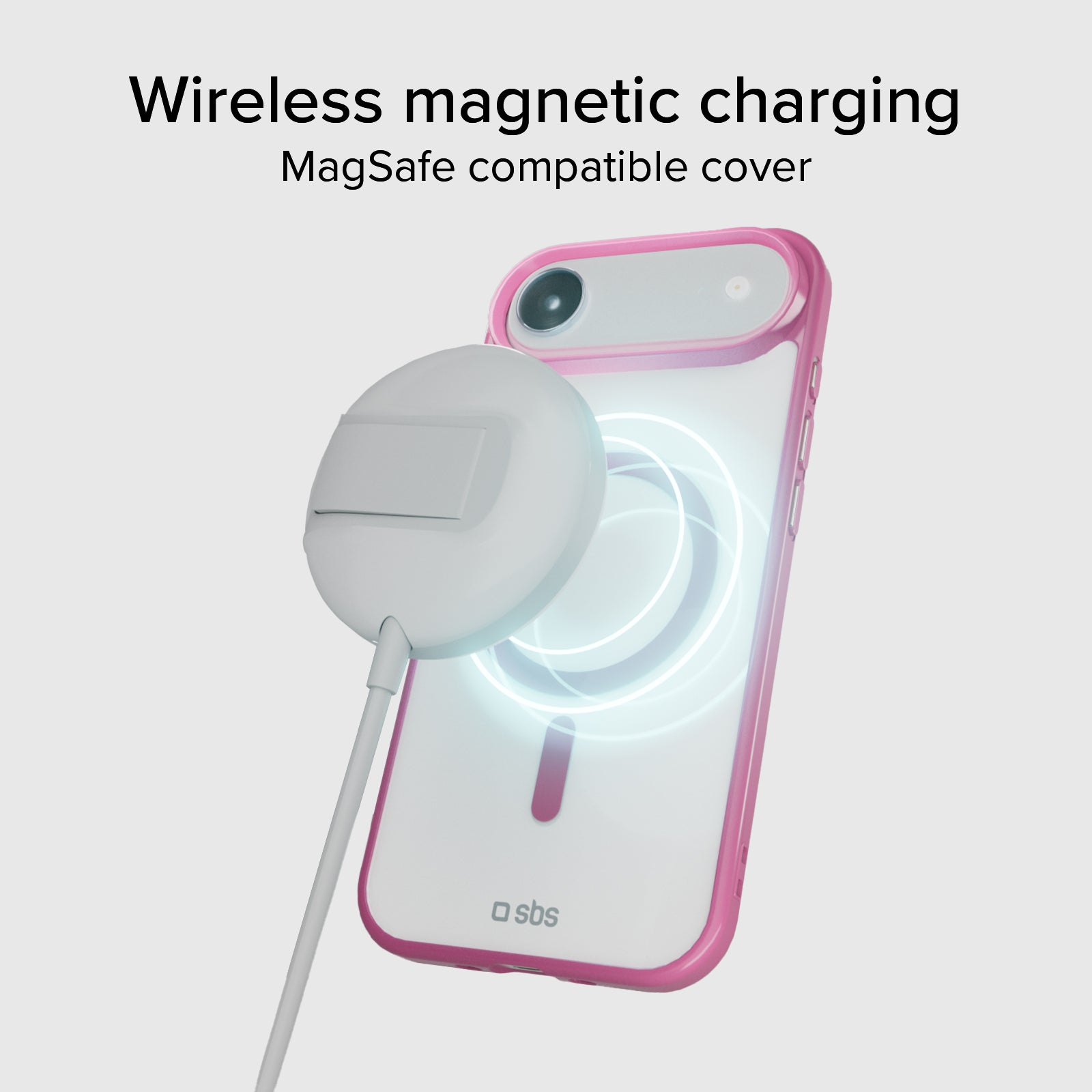 Cover per iPhone Air con bordi colorati compatibile con ricarica MagSafe