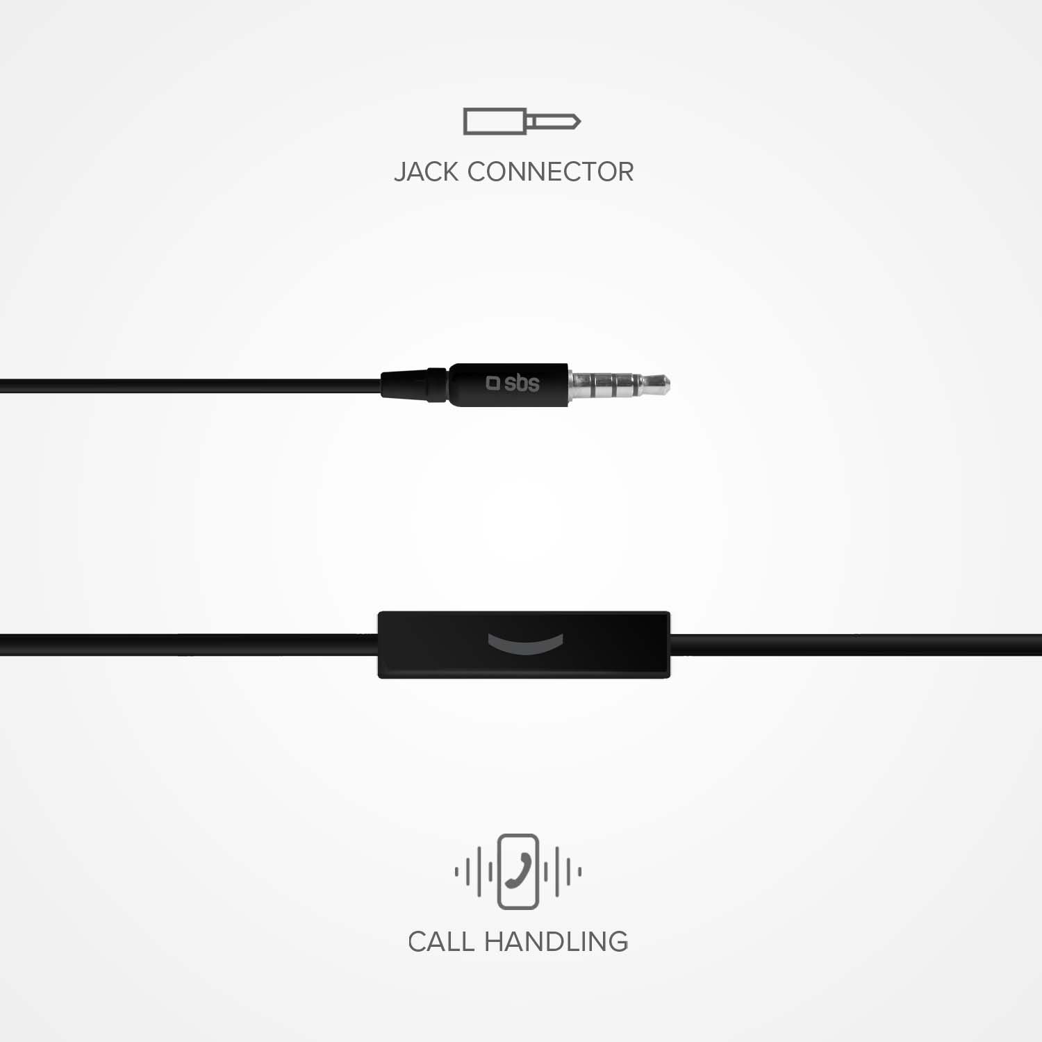 Auricolari filo stereo in-ear Studio Mix 100, jack 3,5 mm con microfono