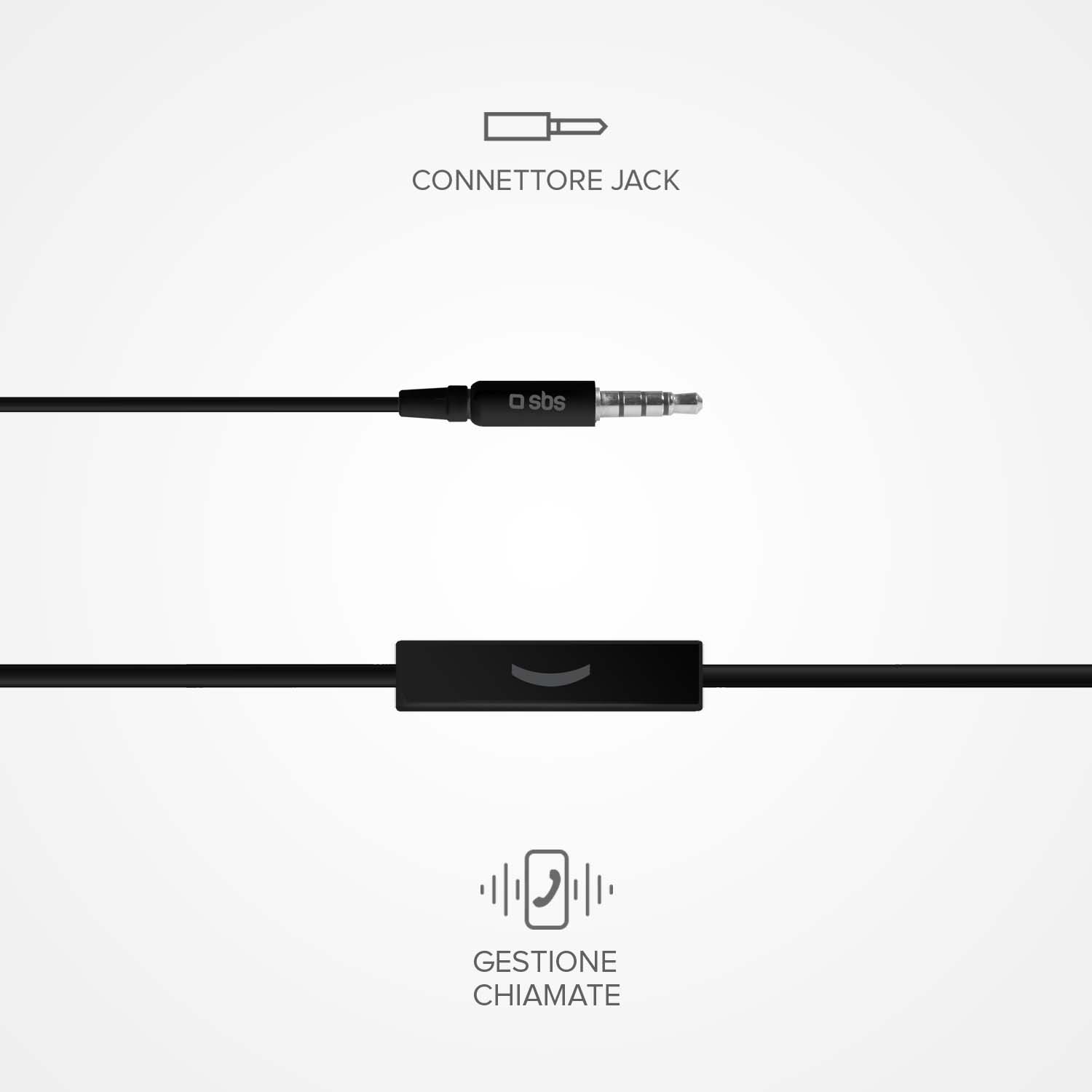 Auricolari filo stereo in-ear Studio Mix 100, jack 3,5 mm con microfono