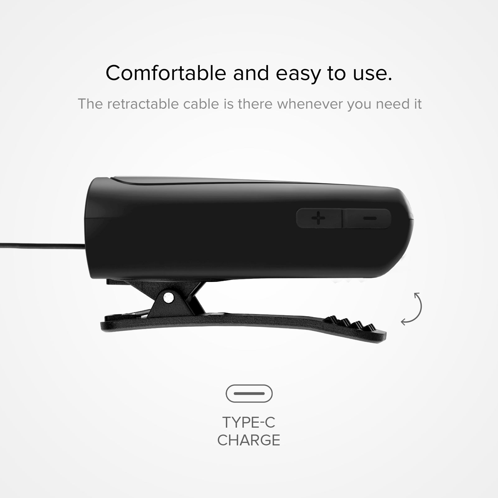 Auricolare Wireless con roller clip