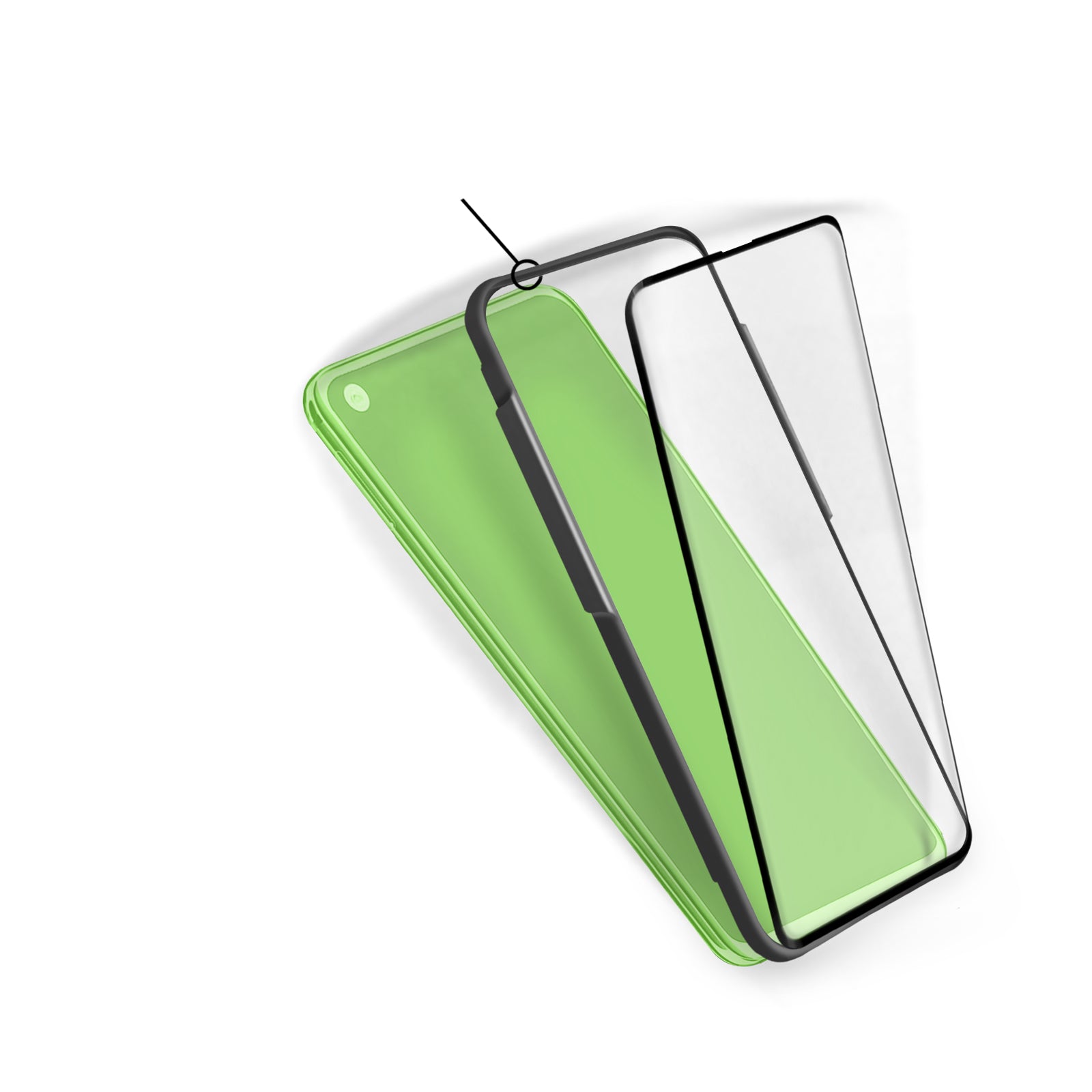 Glass screen protector 4D Full Glass per Huawei P30