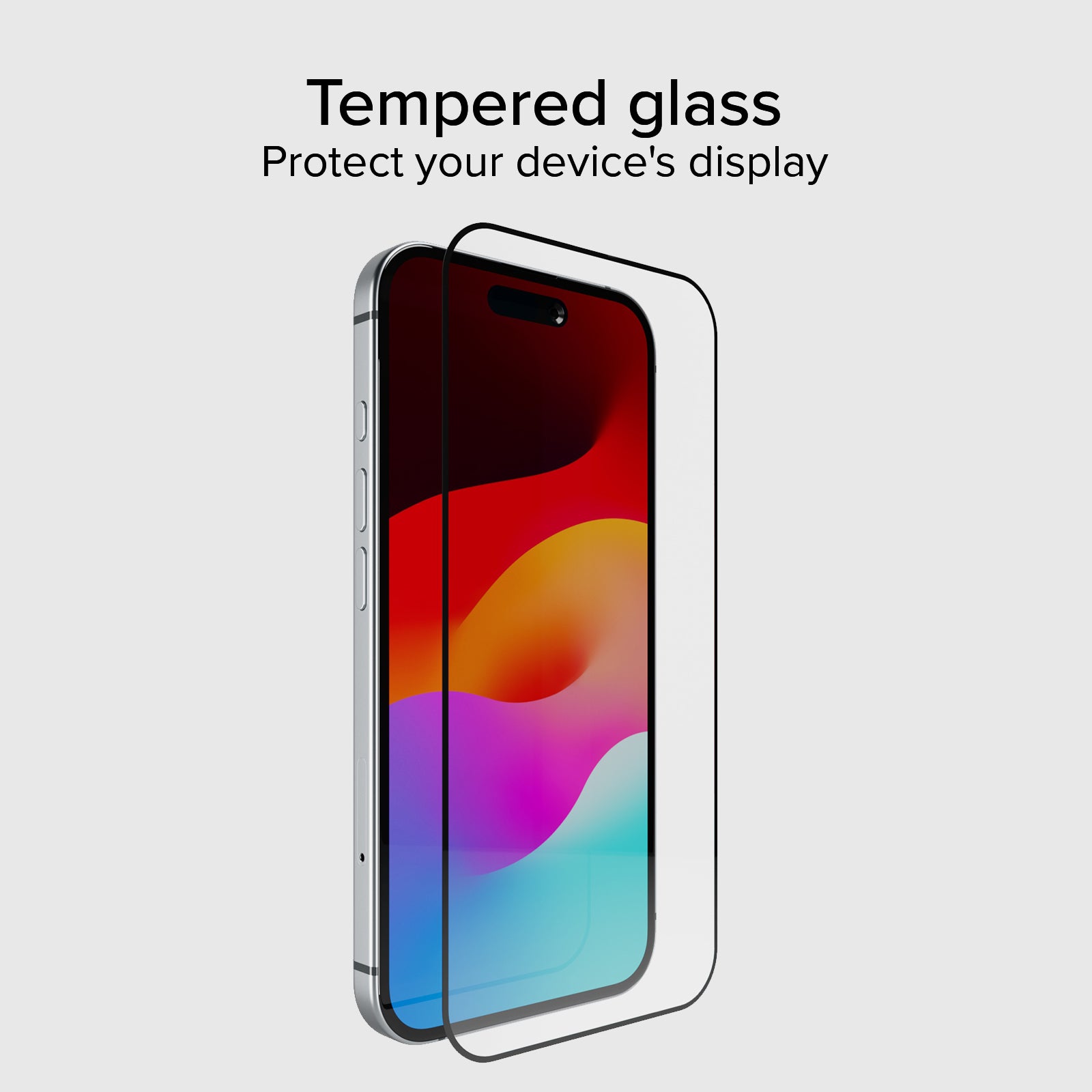 Full Cover Glass Screen Protector for iPhone 16 Plus/15 Plus
