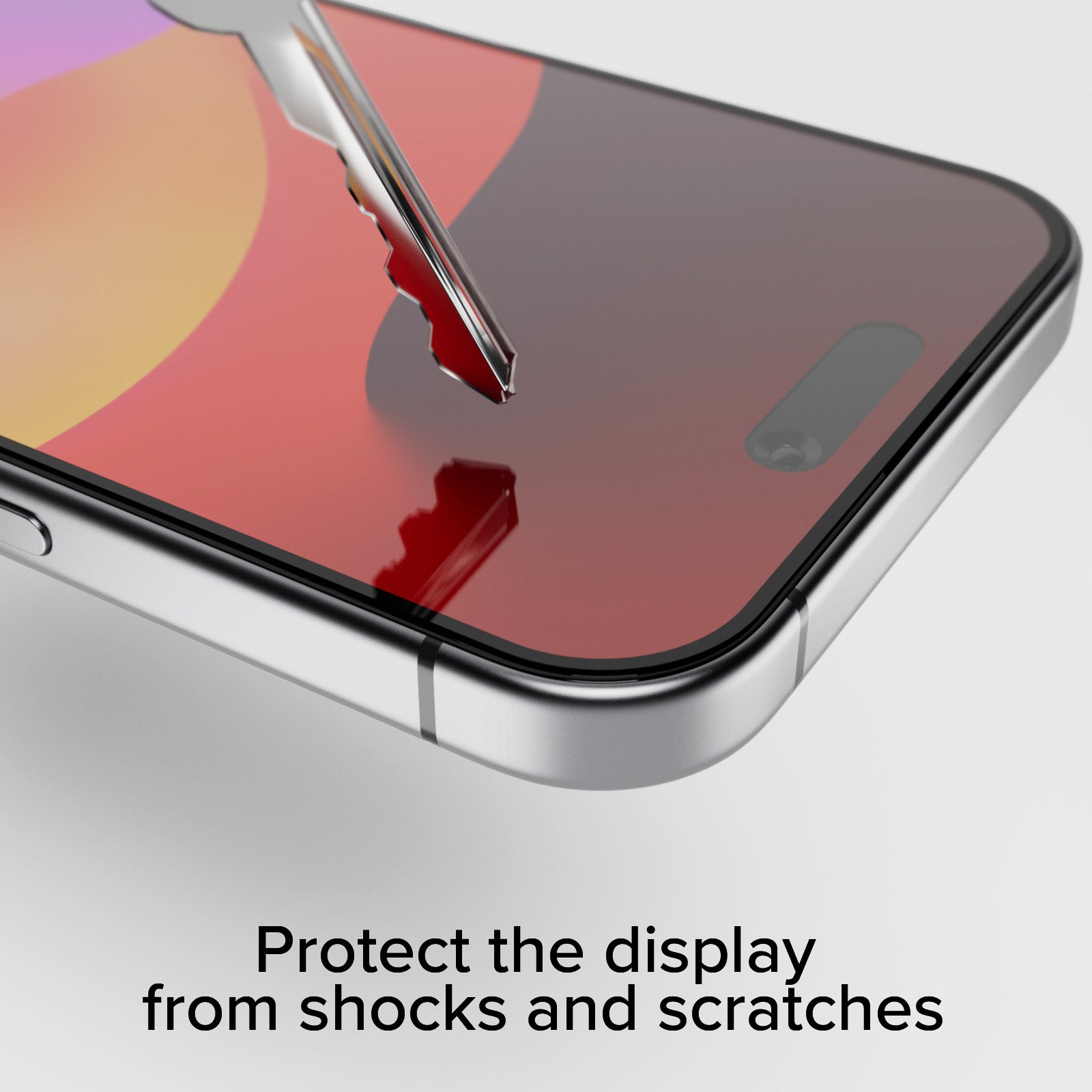 Glass screen protector Full Cover per iPhone 16 Plus/15 Plus