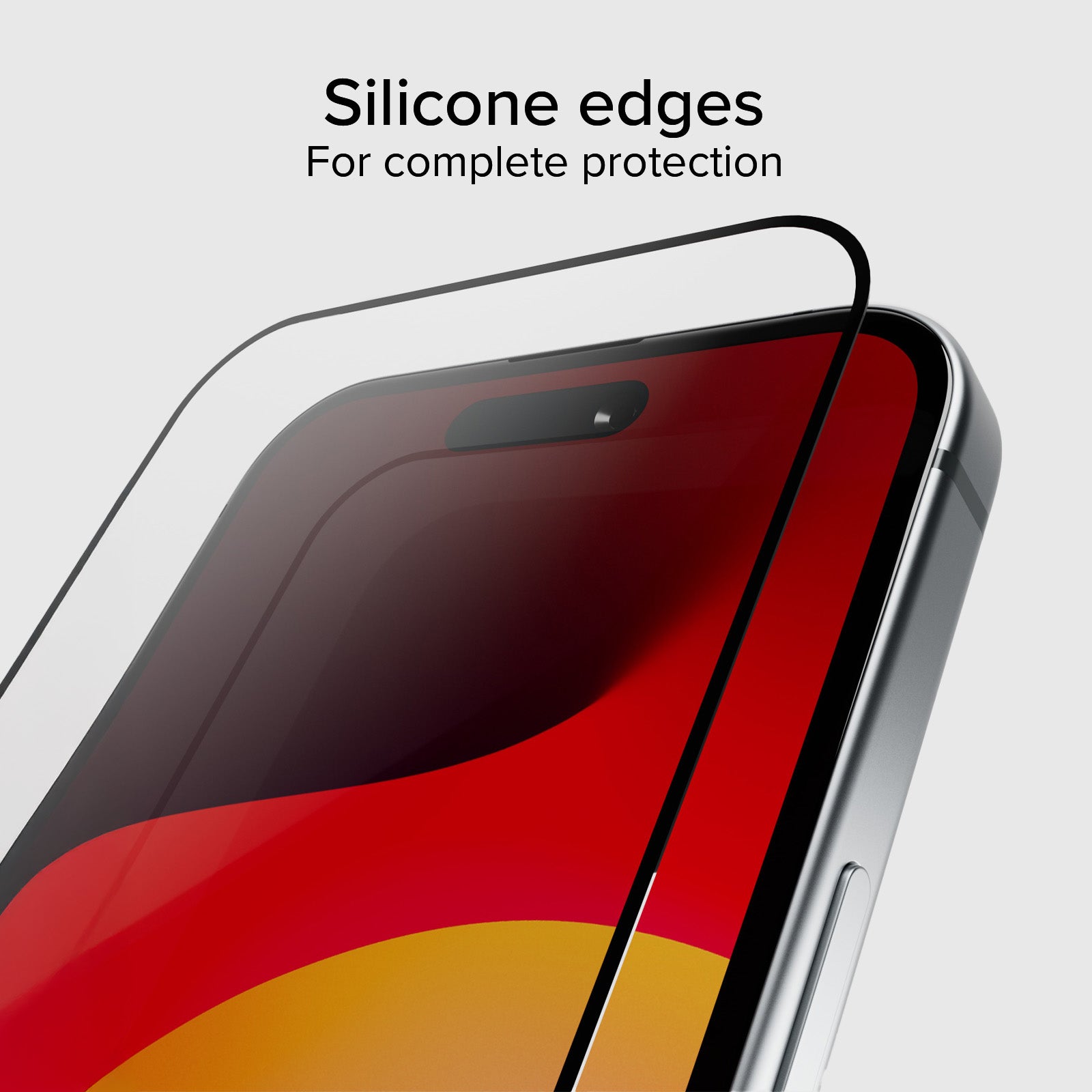 Glass screen protector Full Cover per iPhone 16 Plus/15 Plus