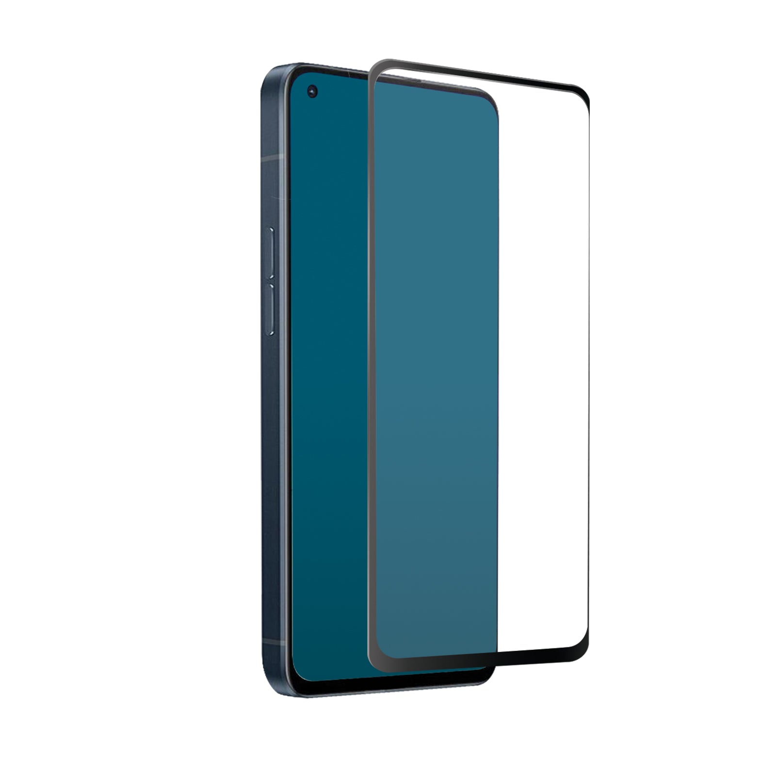 Glas Displayschutz Full Cover für Oppo Reno 6 4G