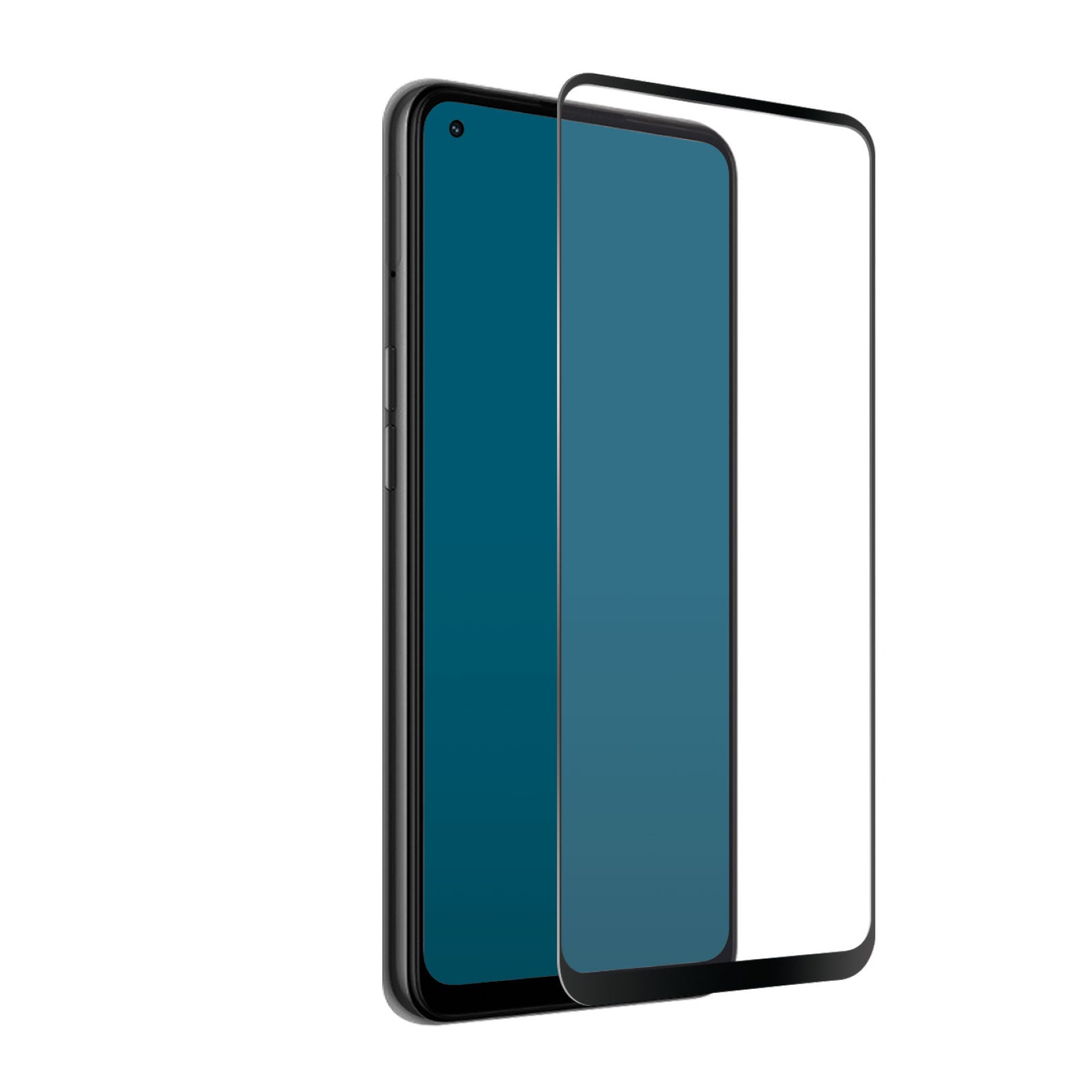 Glas Displayschutz Full Cover für Oppo Reno 8T 4G